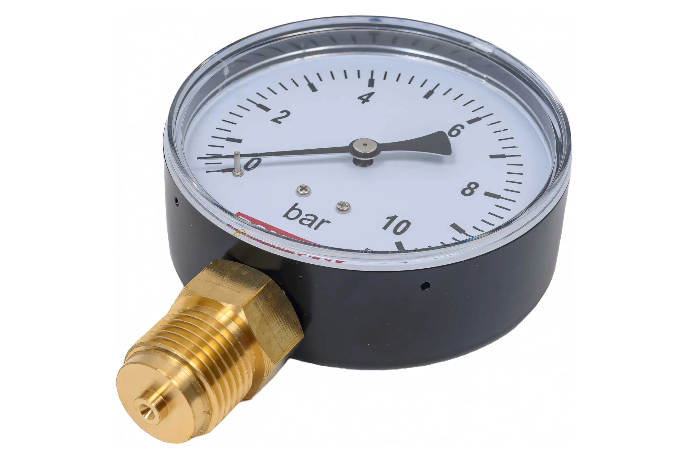 Манометр ROMMER радиальный корпус dn 80 мм 1/2", 0...10 бар, кл.2.5 rim-0010-801015 RG00929SFN4ONL