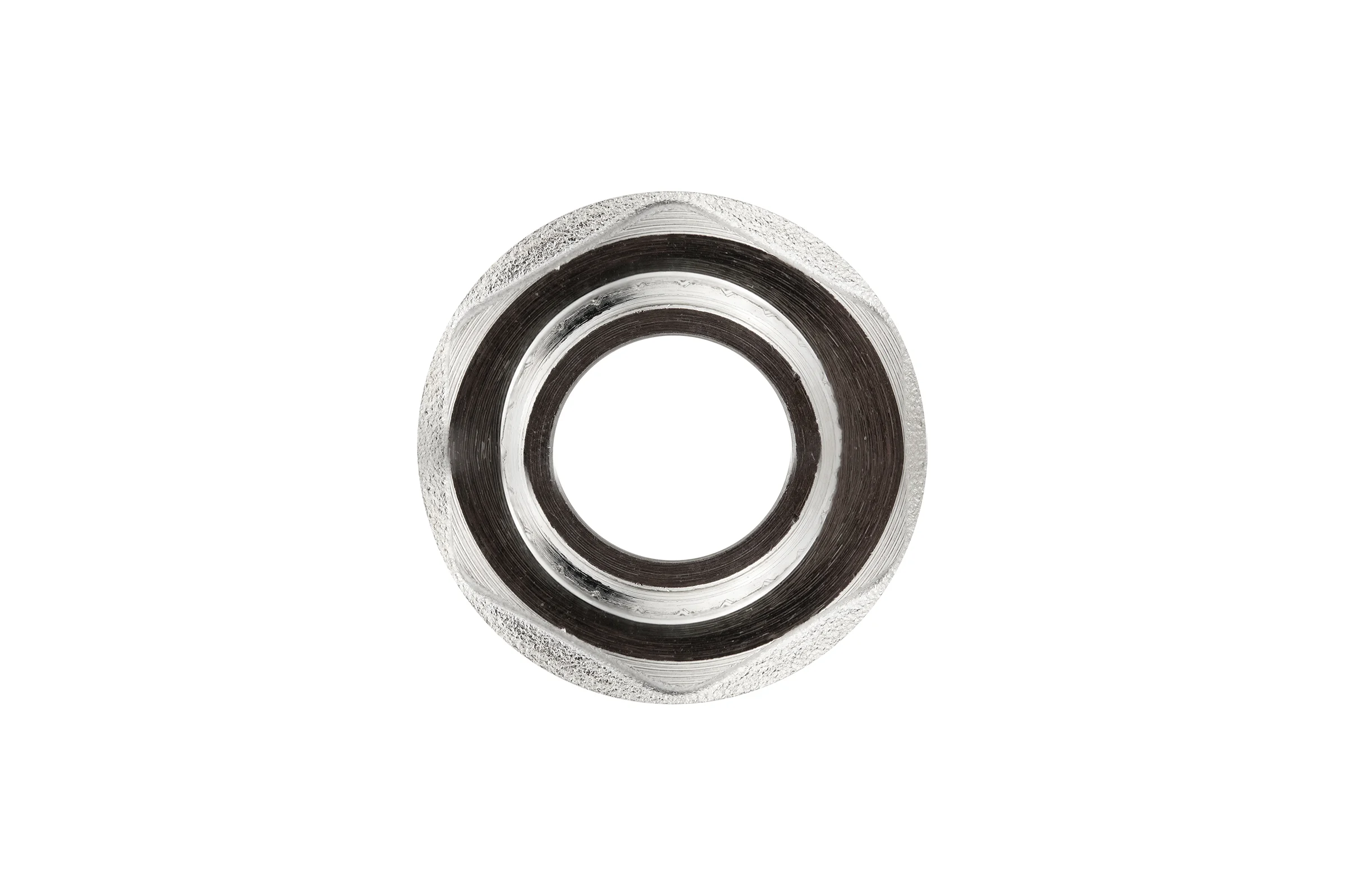 Переходник сантехнический с ребордой MPF 1/2" х 3/8" под прокладку для гибкой подводки внутренняя-наружная резьба ИС.072771