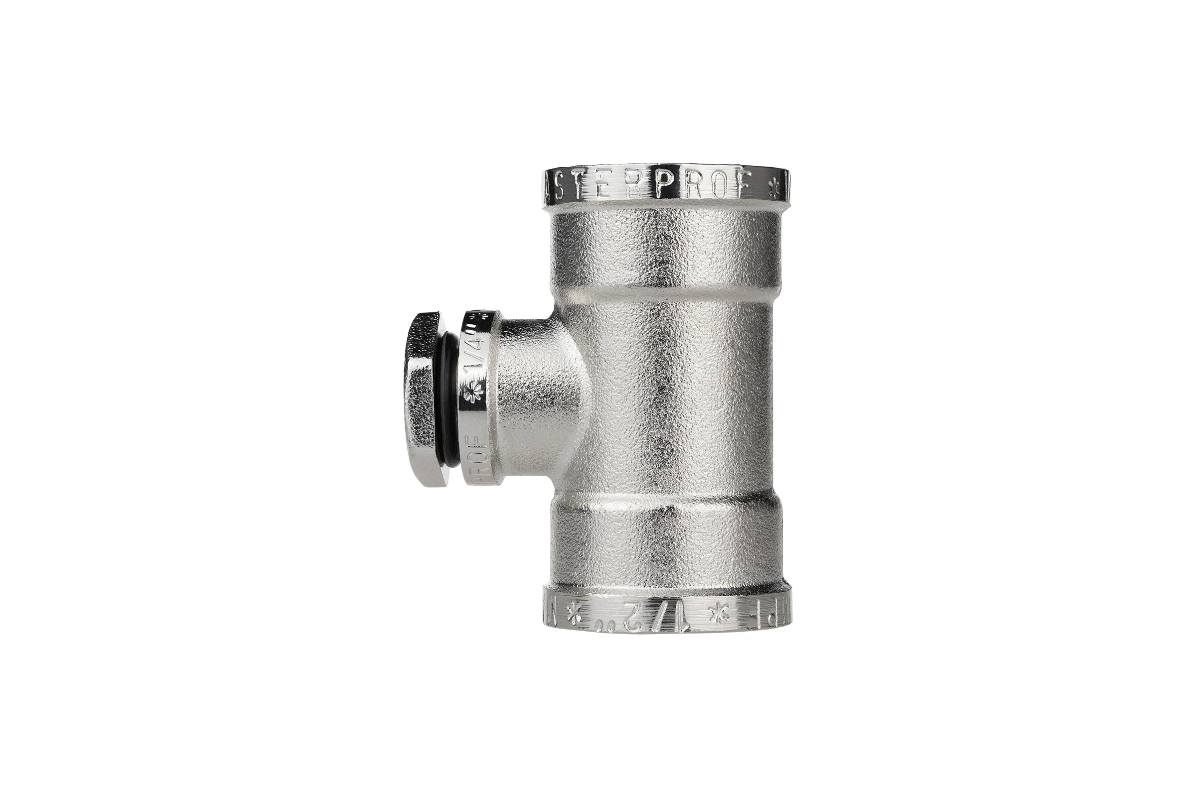 Тройник сантехнический для манометра MPF 1/2" х 1/4" х 1/2" резьбовой внутренняя резьба ИС.072797