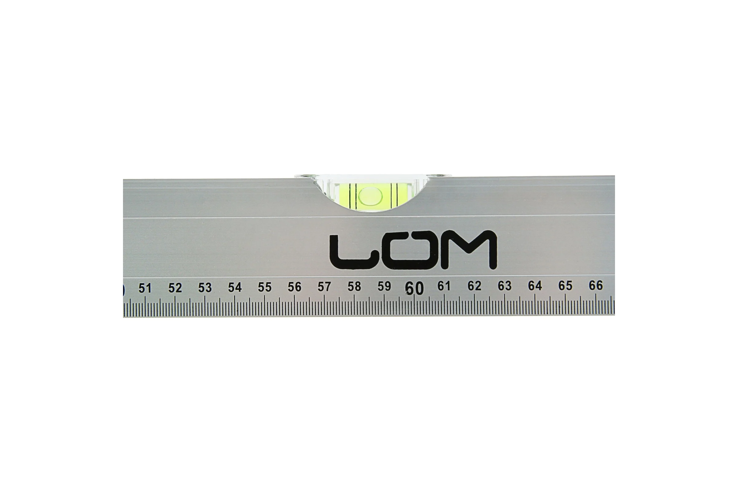 Уровень ЛОМ алюминиевый, 2 глазка, линейка, 1200 мм 2964619