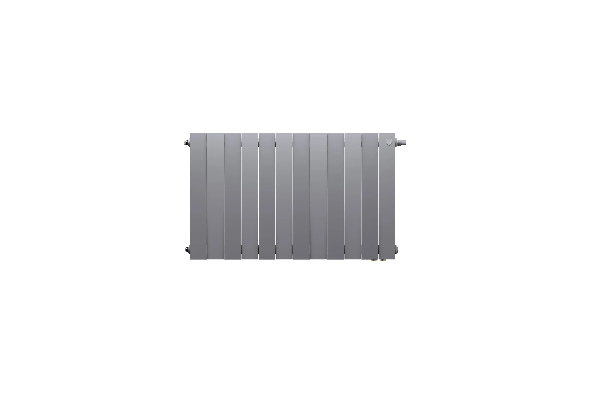 Радиатор ROYAL THERMO PianoForte 500 Silver Satin VDR80 - 12 секций НС-1506371