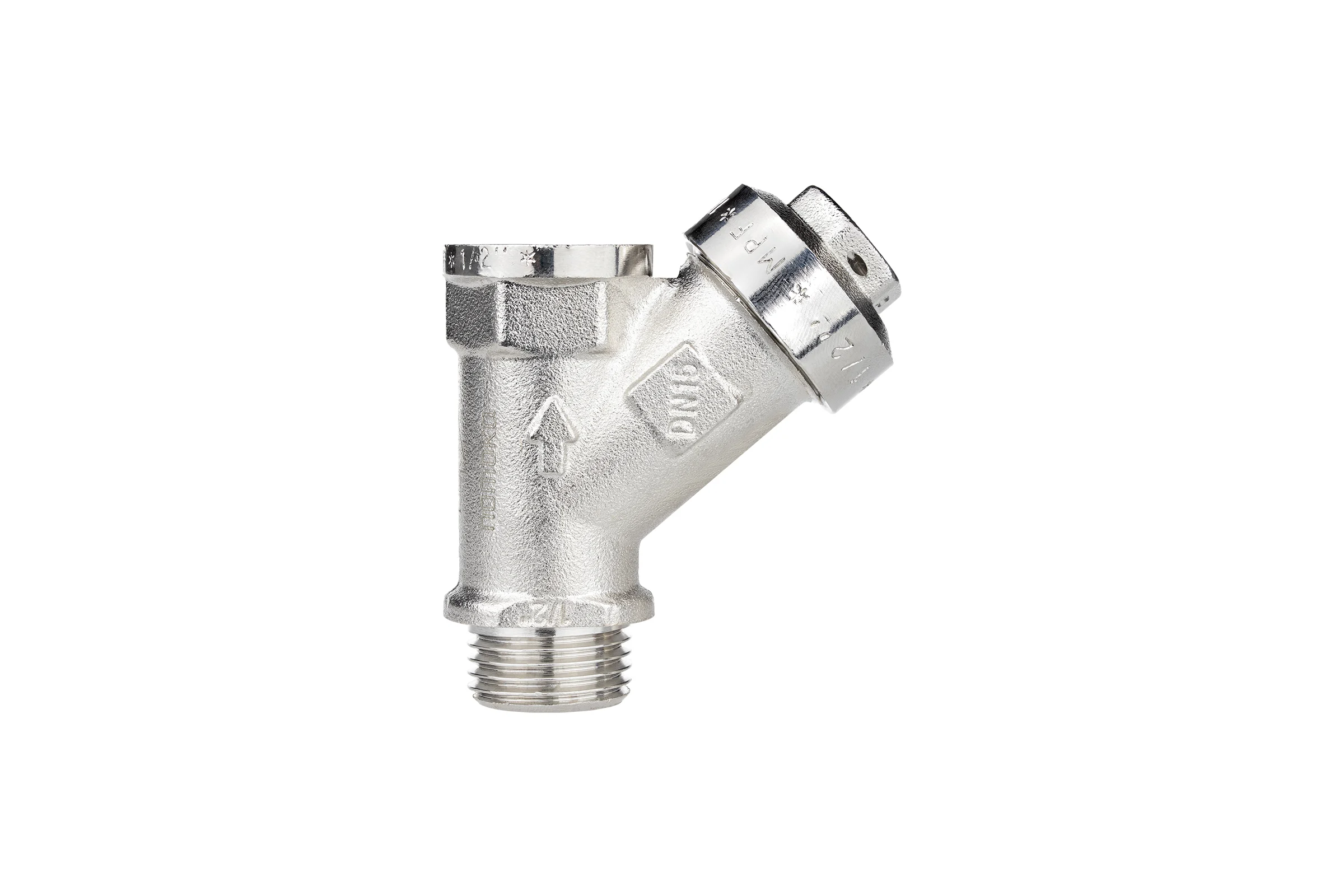 Фильтр грубой очистки для воды MPF 1/2", (косой фильтр) в/н ИС.072781