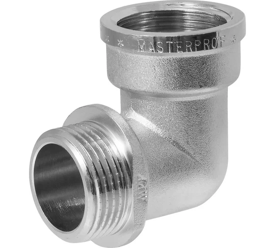 Угольник MPF 3/4" в/н с ограничителем, опт 20 шт ИС.072091.20