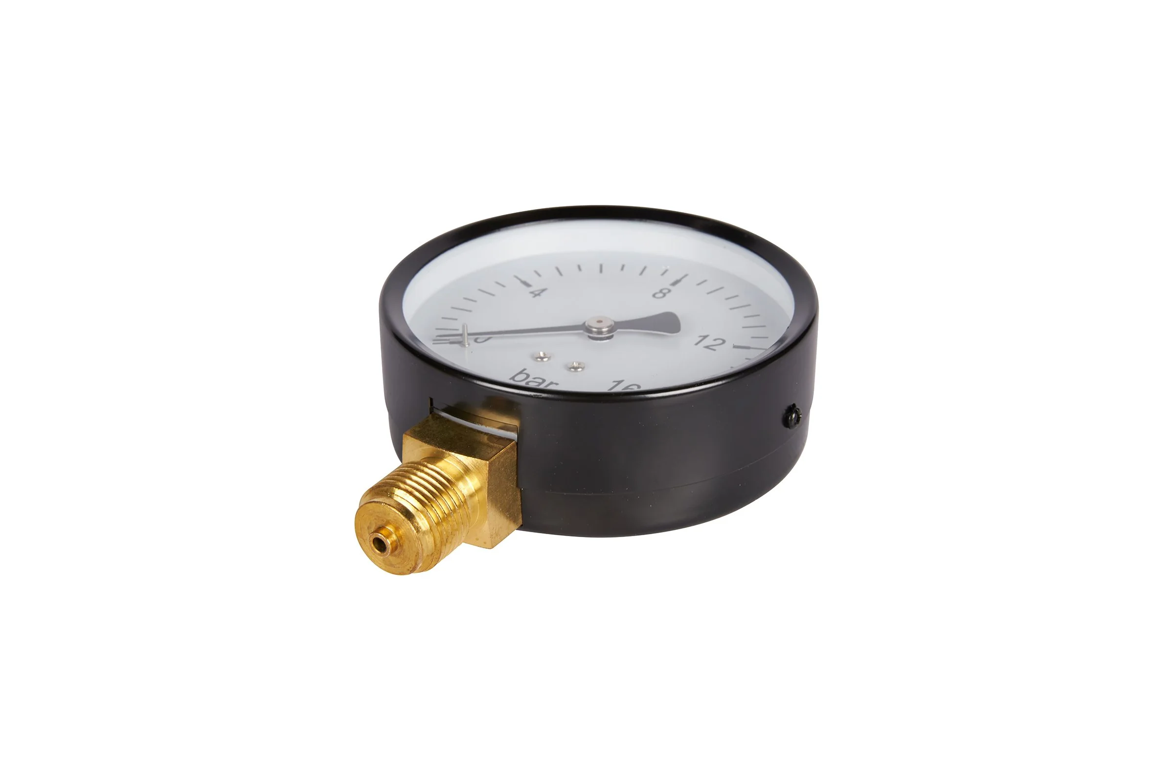 Манометр ROMMER радиальный rim-0010-101615 корпус dn 100 мм 1/2" , 0...16 бар, кл.2.5 RG00929SFN5F7O