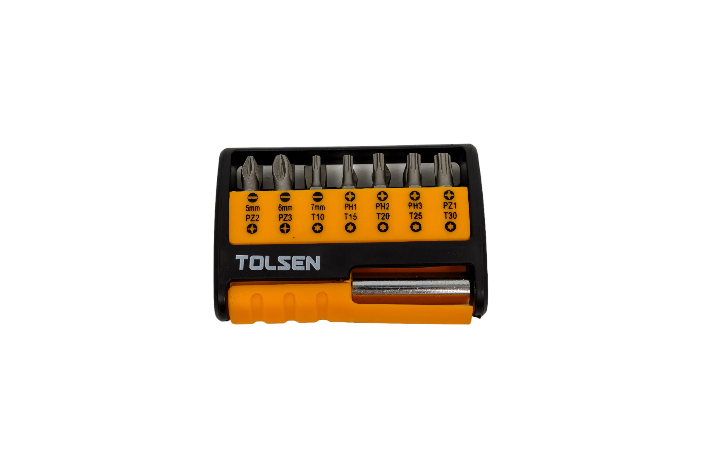 Набор вставок бит 1/4", PH, PZ, SL, Torx, 15 предметов TOLSEN 20365