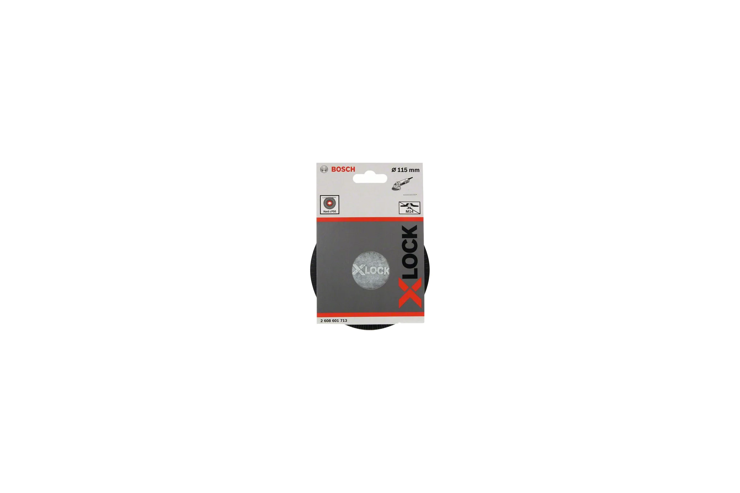 Тарелка опорная жесткая X-LOCK с зажимом (115 мм) Bosch 2608601713