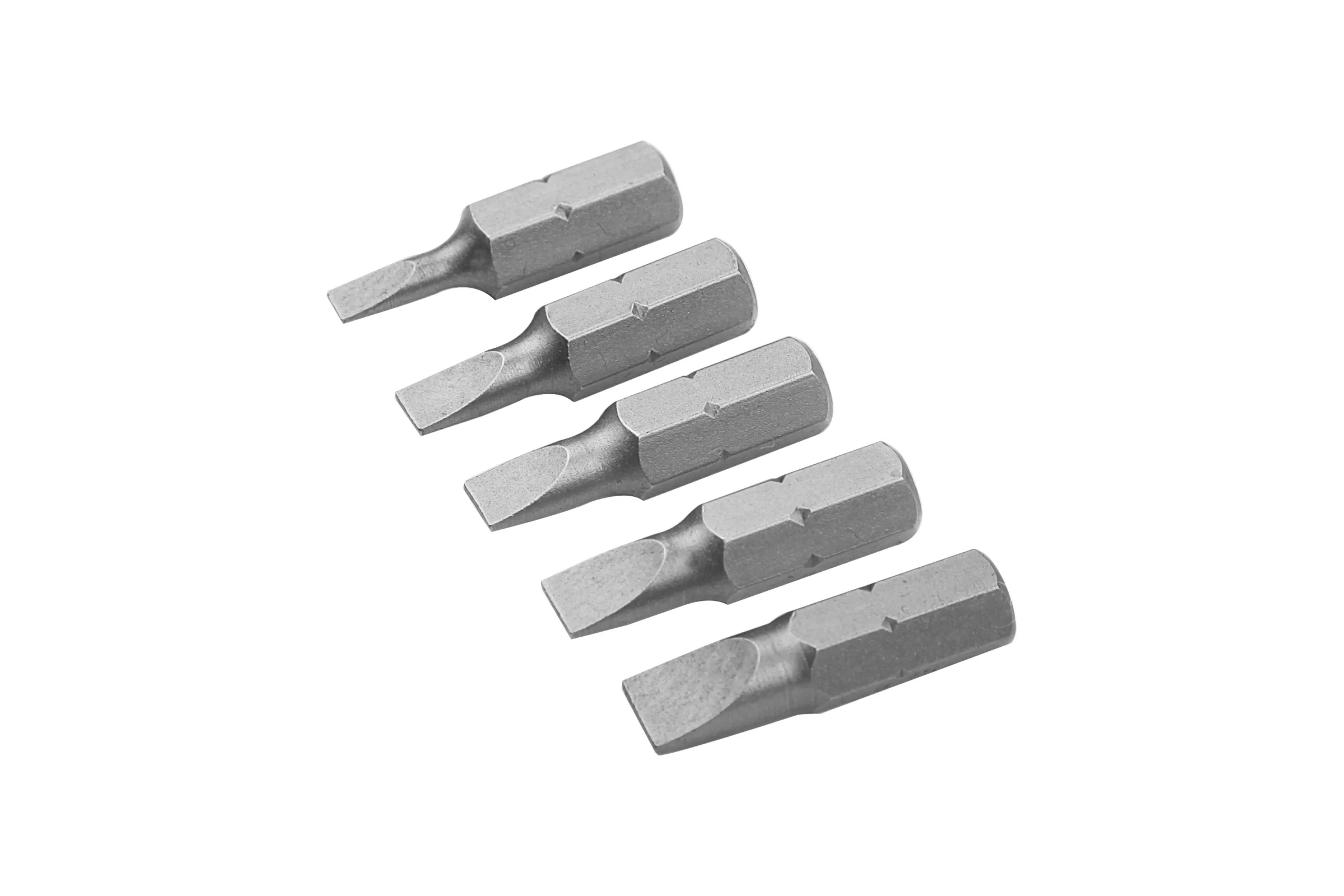 Набор вставок бит торцевых 1/4", Slotted, 3-6.5 мм, 25 мм, 5 предметов TOLSEN 20285