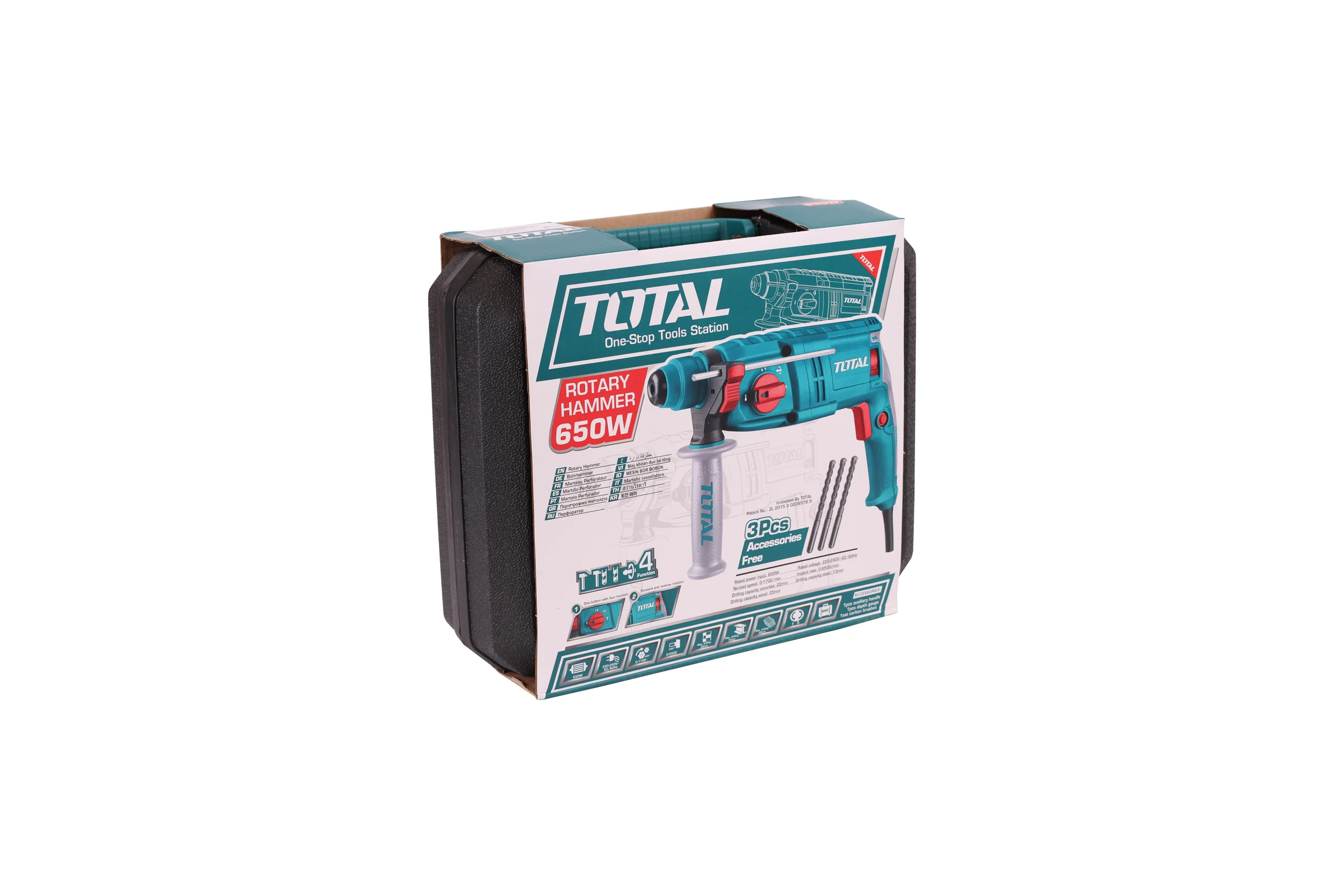 Перфоратор TOTAL SDS + TH306226