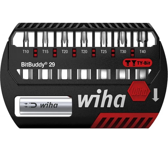 Набор бит BitBuddy TY-Bit 29, TORX/битодержатель  WIHA 42136