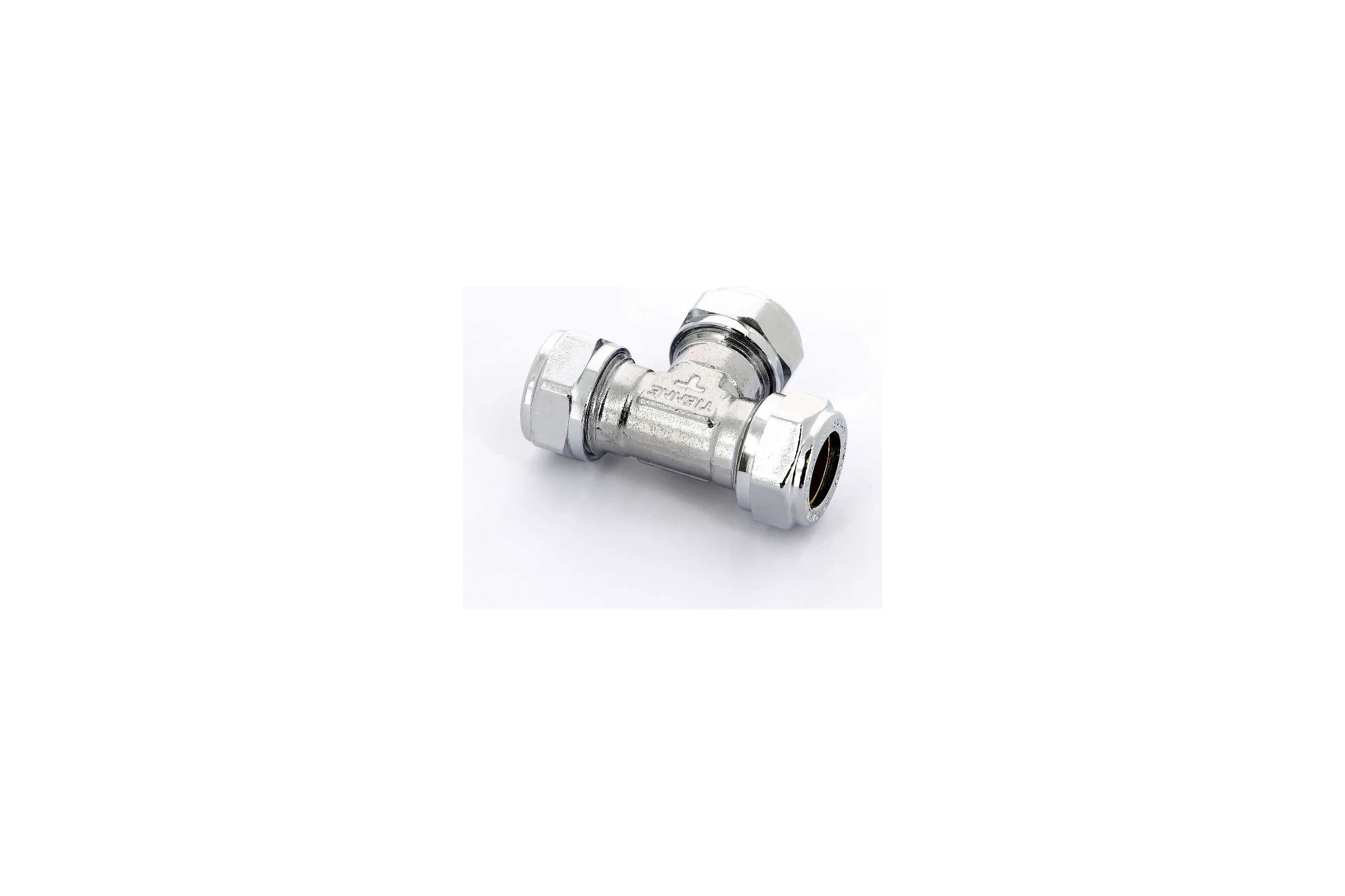 Тройник Tiemme 15х15х15 (обжим) (хром) 1130012 / 1107C151515CZ