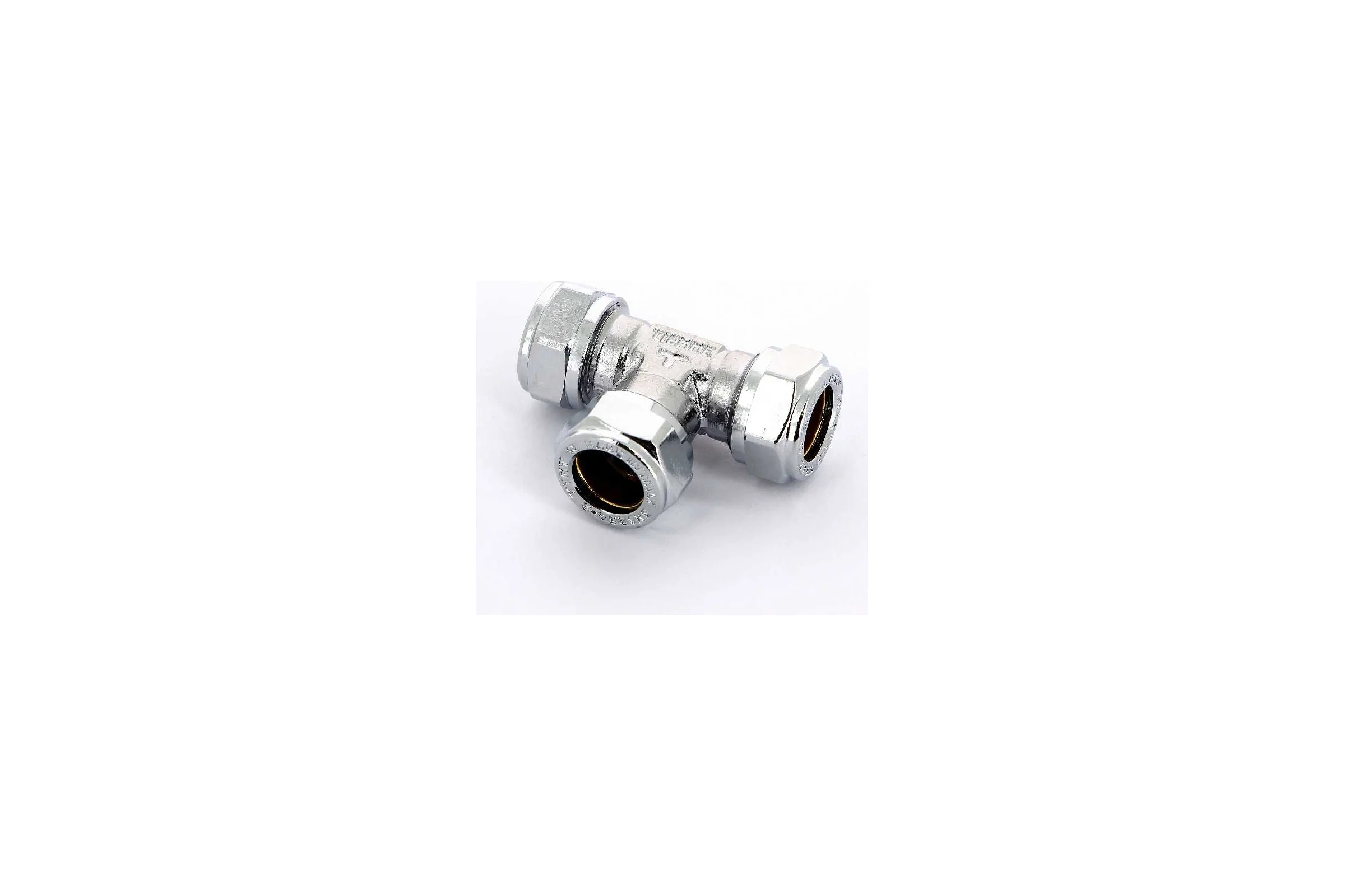 Тройник Tiemme 15х15х15 (обжим) (хром) 1130012 / 1107C151515CZ