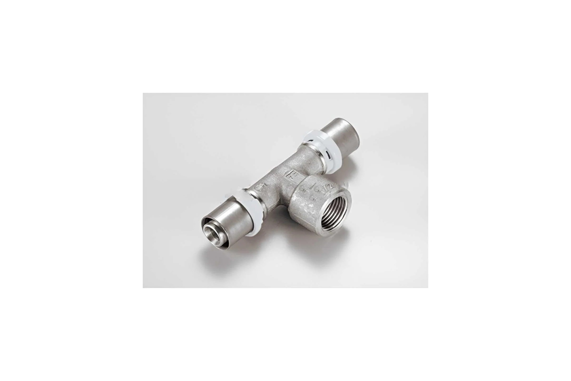 Тройник Tiemme 20х3/4"Вх20 SN (пресс) 1650695 / 1659SN