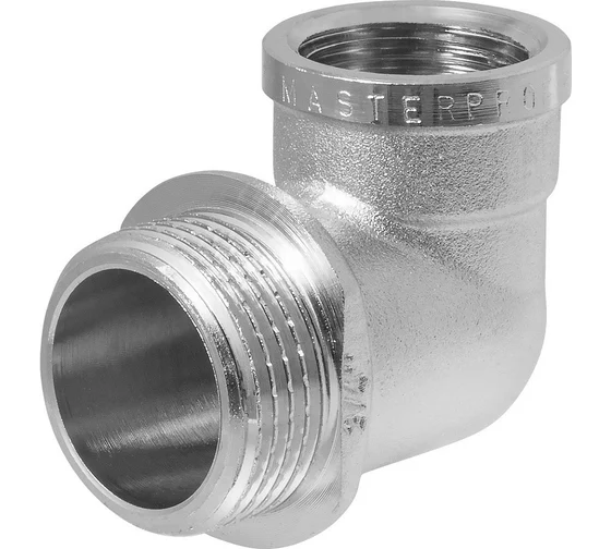 Переходной угольник MPF 1/2" х 3/4" в/н с ограничителем, опт 15 шт ИС.072102.15