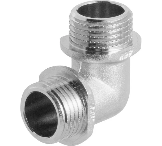 Угольник MPF 1/2" н/н с ограничителем, опт 20 шт ИС.072098.20