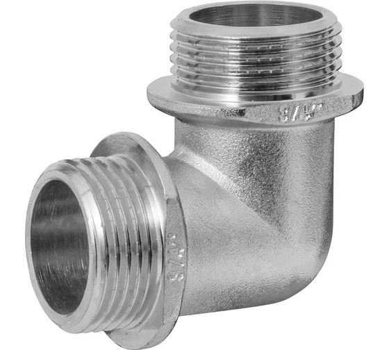 Угольник MPF 3/4" н/н с ограничителем, опт 15 шт ИС.072099.15