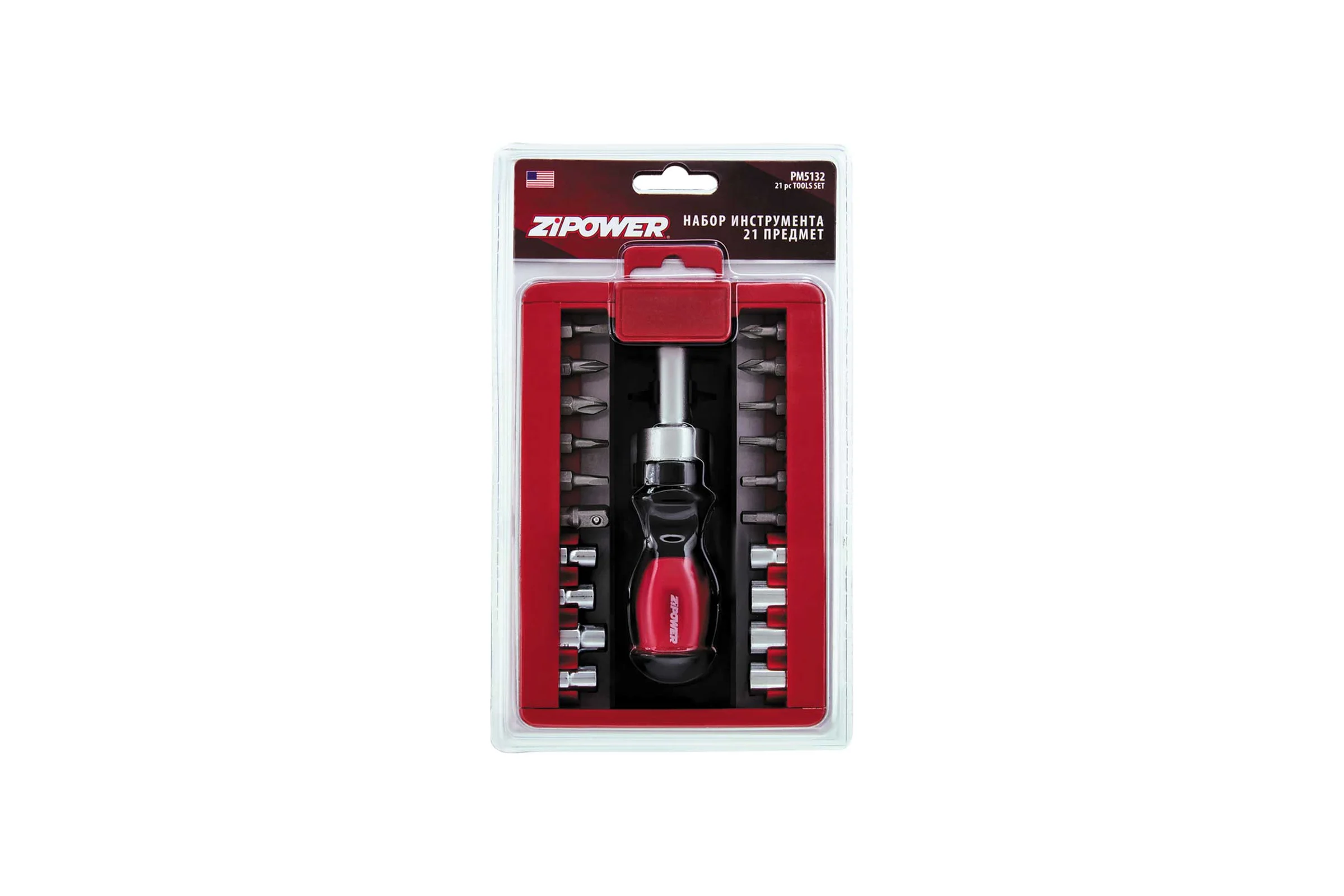 Набор инструмента Zipower 21 предмет PM5132