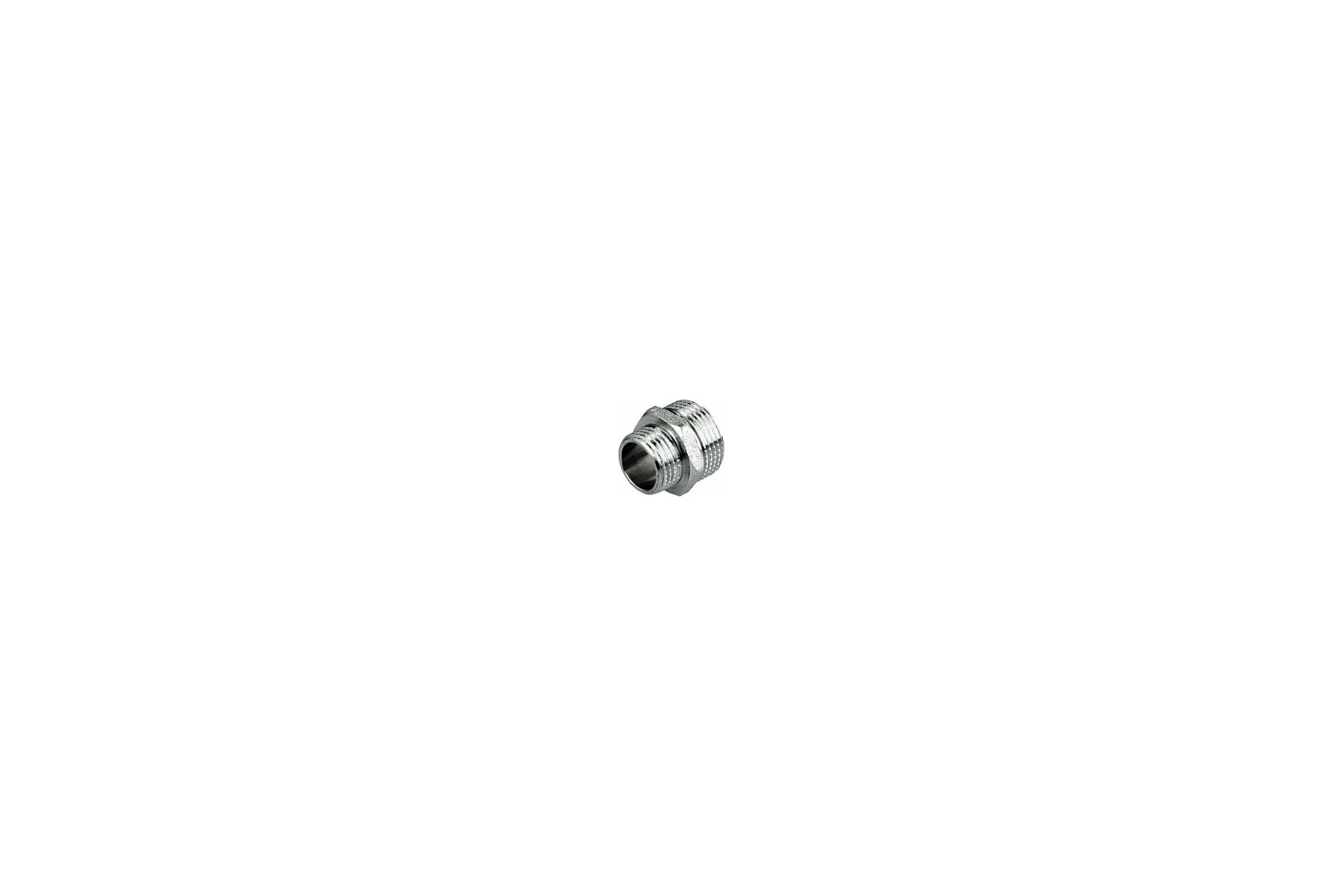 Переходной ниппель Tiemme 1/2"х1" (хром) 1500613