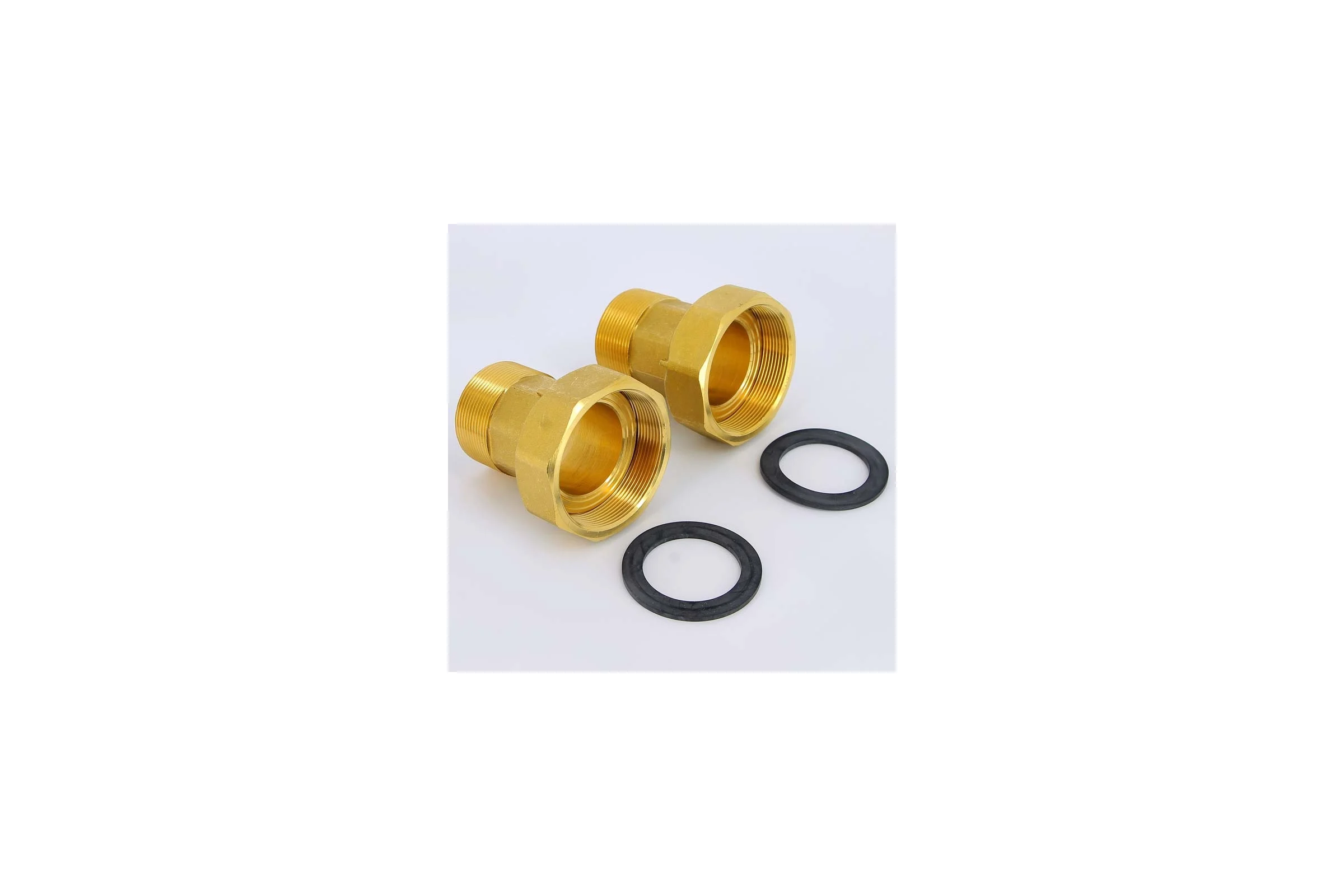 Сгон с накидной гайкой Tiemme 1 1/2"х2" (2 шт.) 1500072 / 1522G0908