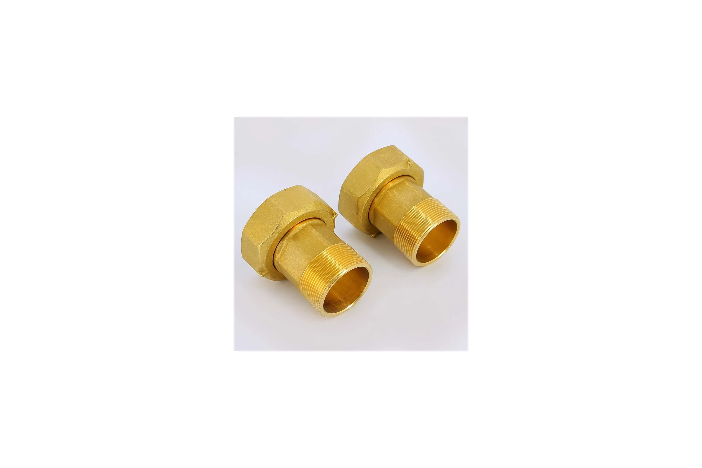Сгон с накидной гайкой Tiemme 1 1/2"х2" (2 шт.) 1500072 / 1522G0908