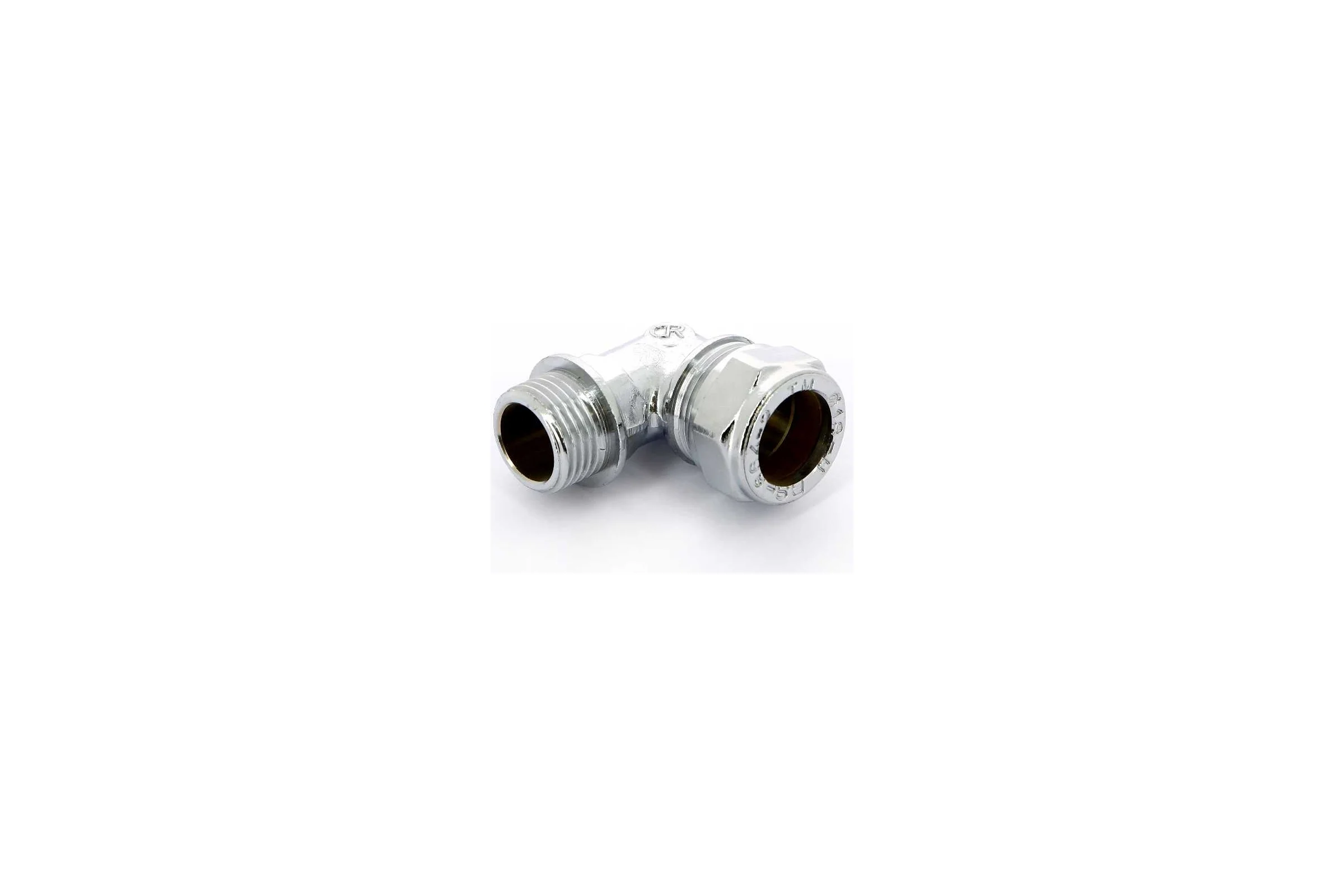 Угловое соединение Tiemme 18х1/2"Н (обжим) (хром) 1130203 / 1104C001804CZ