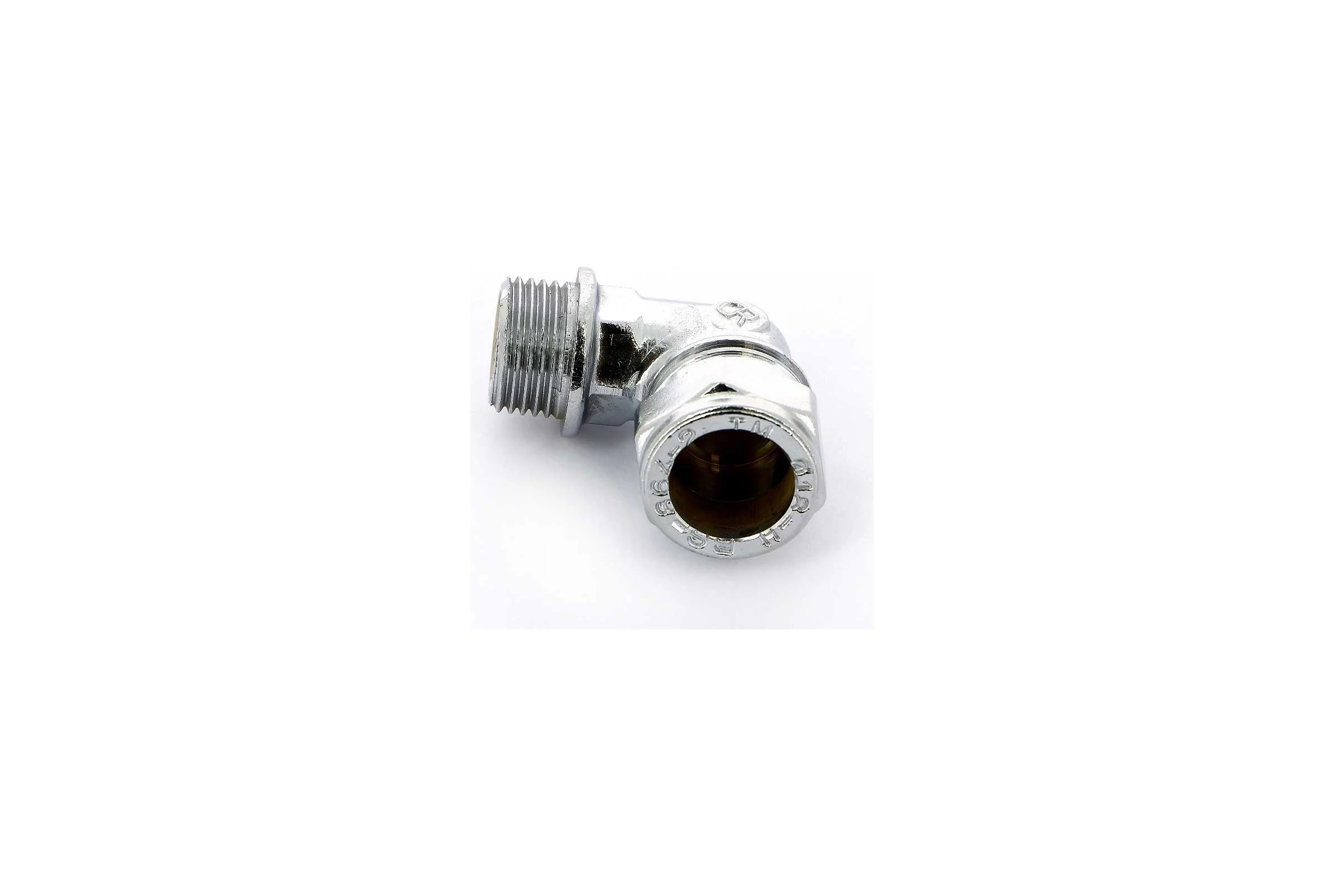 Угловое соединение Tiemme 18х1/2"Н (обжим) (хром) 1130203 / 1104C001804CZ