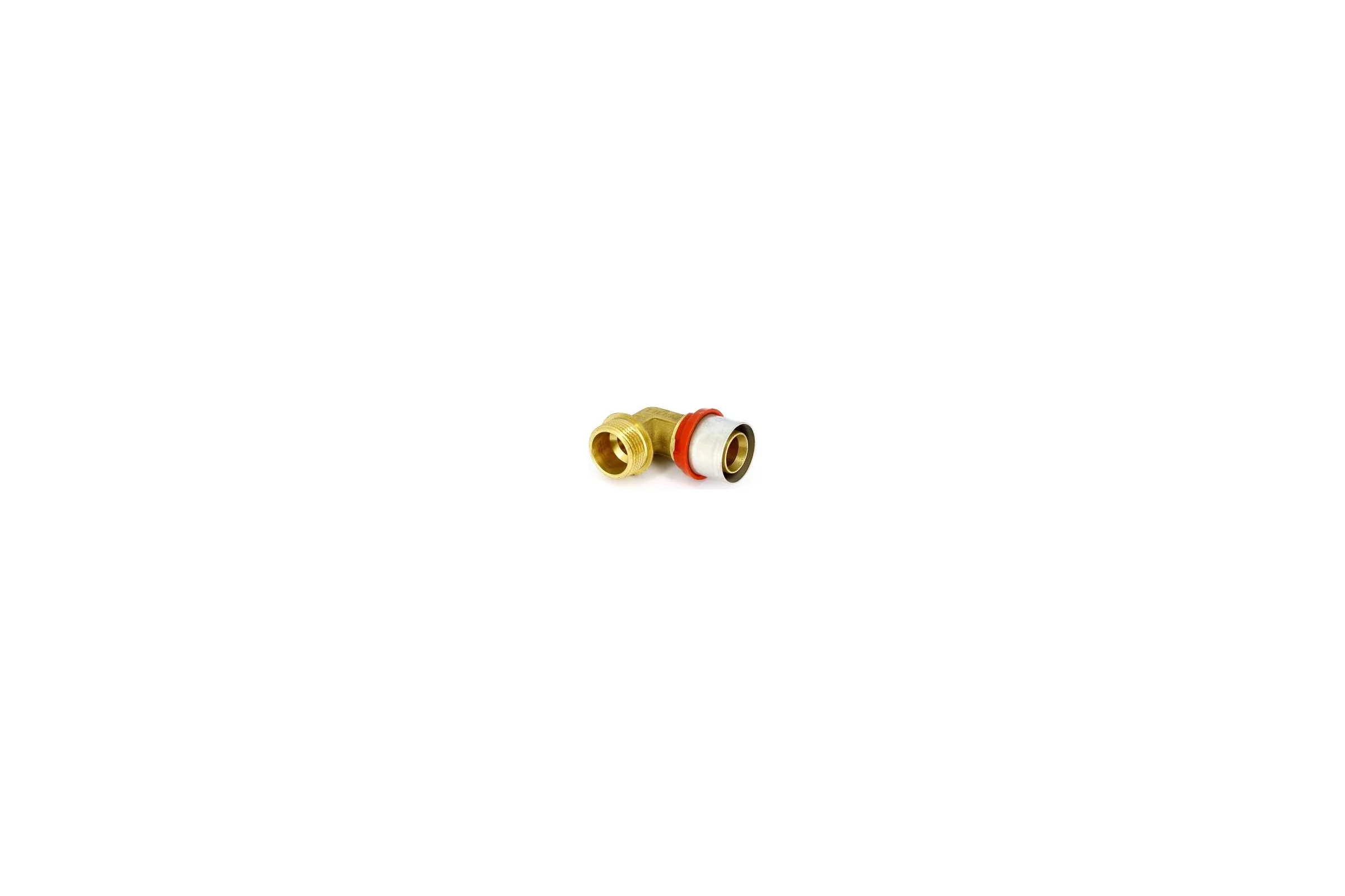 Угловое соединение Tiemme 26х3/4"Н латунь (пресс) COMPACT 1660025 / 1654G002605CT