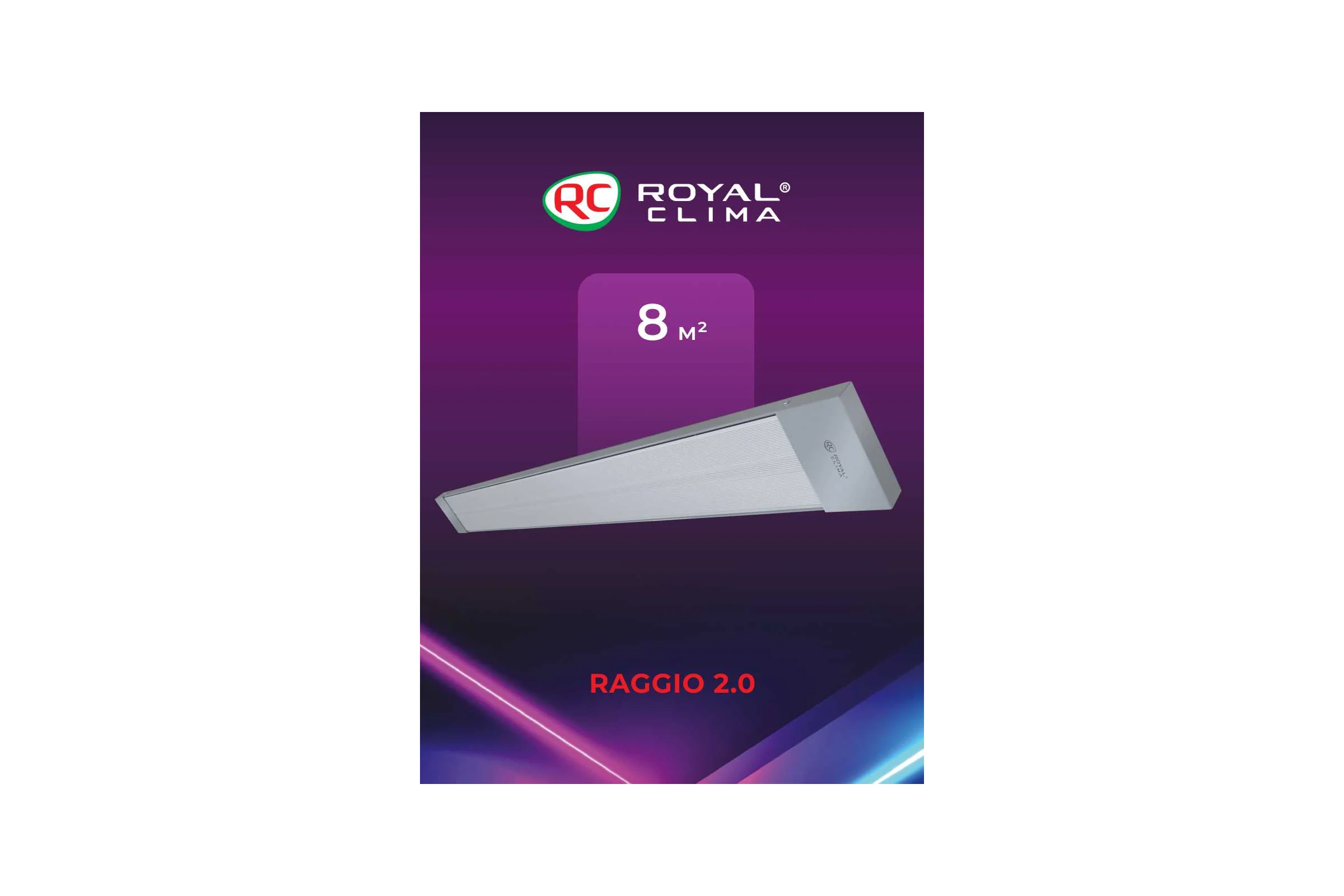 Инфракрасный обогреватель Royal Clima Raggio 2.0 RIH-R800S/II