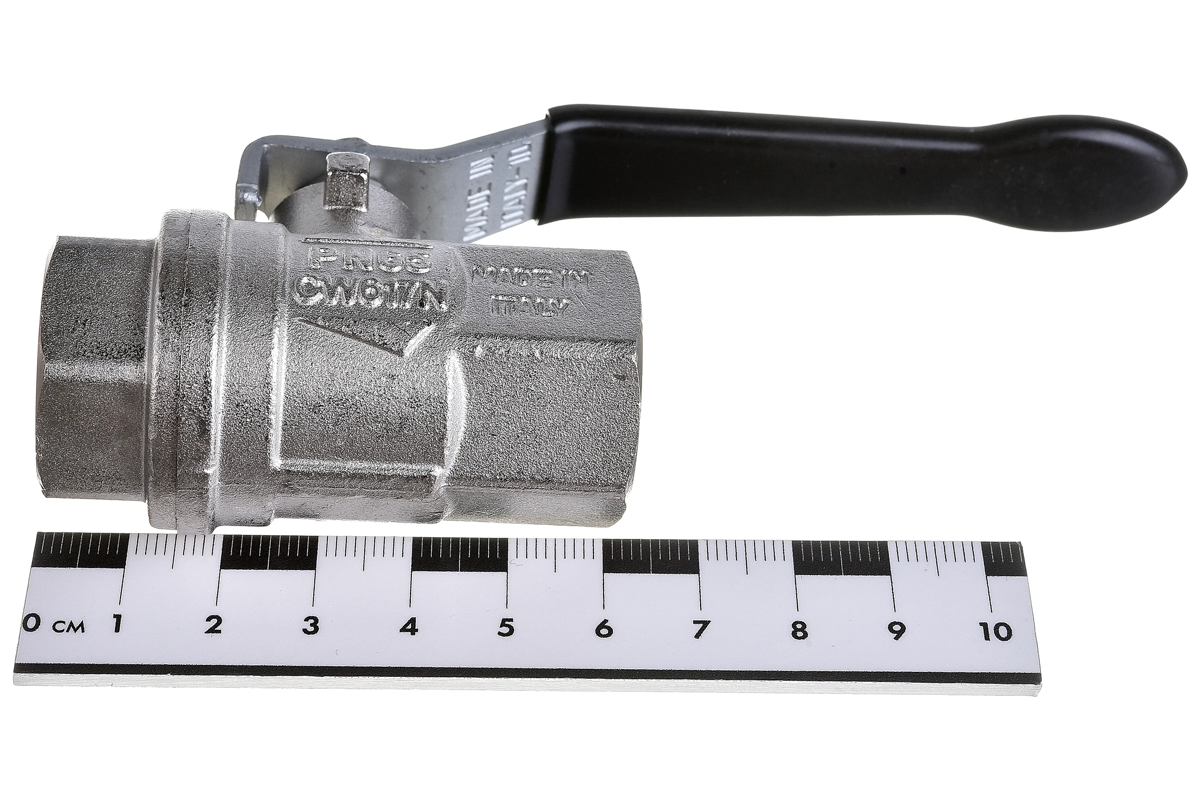 Усиленный шаровой кран RuB BRESСIA (S.33), 1/2" DN15 PN65, ВР-ВР, ручка S33D00