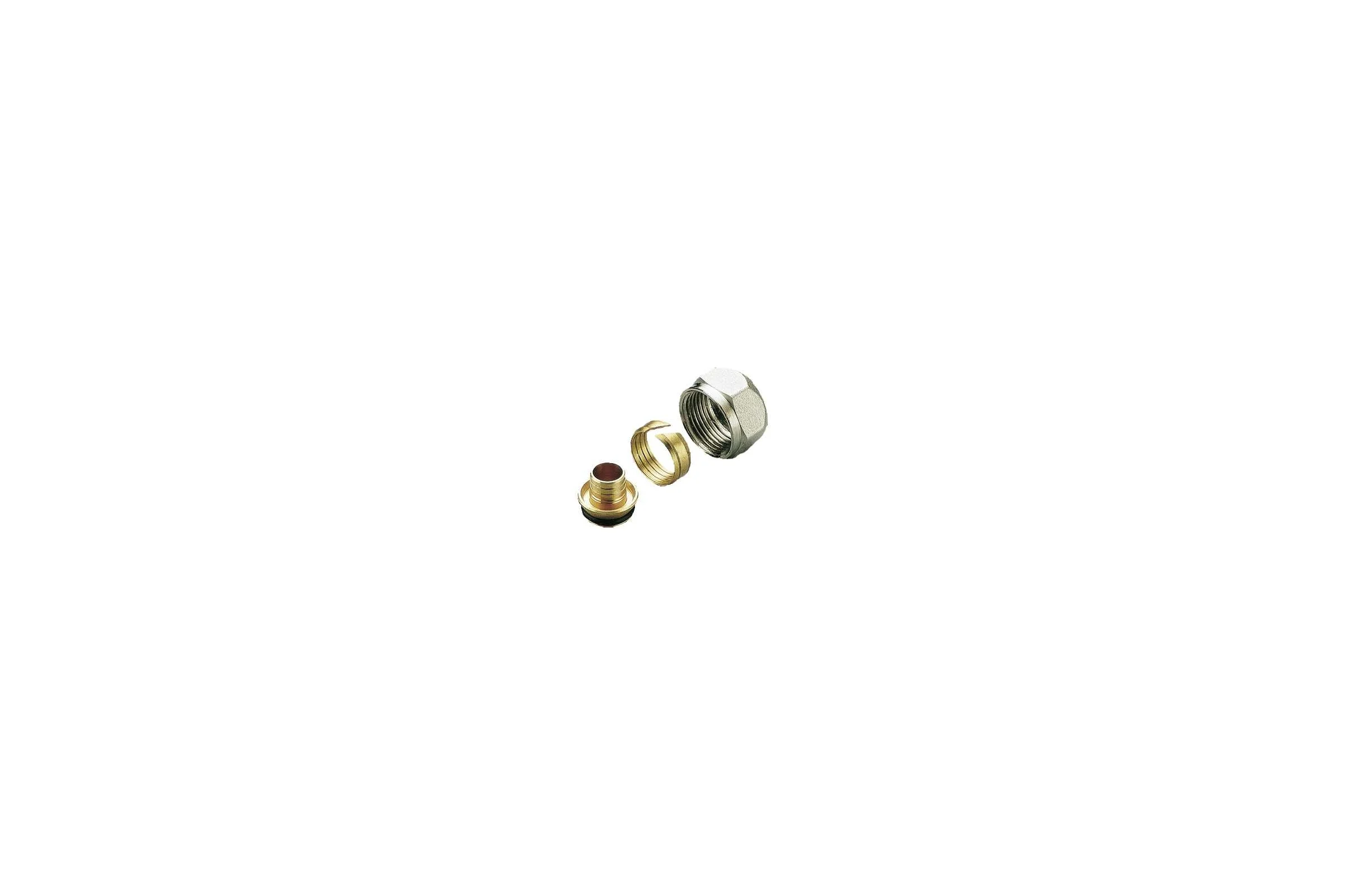Коллекторный переход Tiemme для PEX трубы 15(2.5)х3/4"(18) евроконус 1440036 / 1436N152505