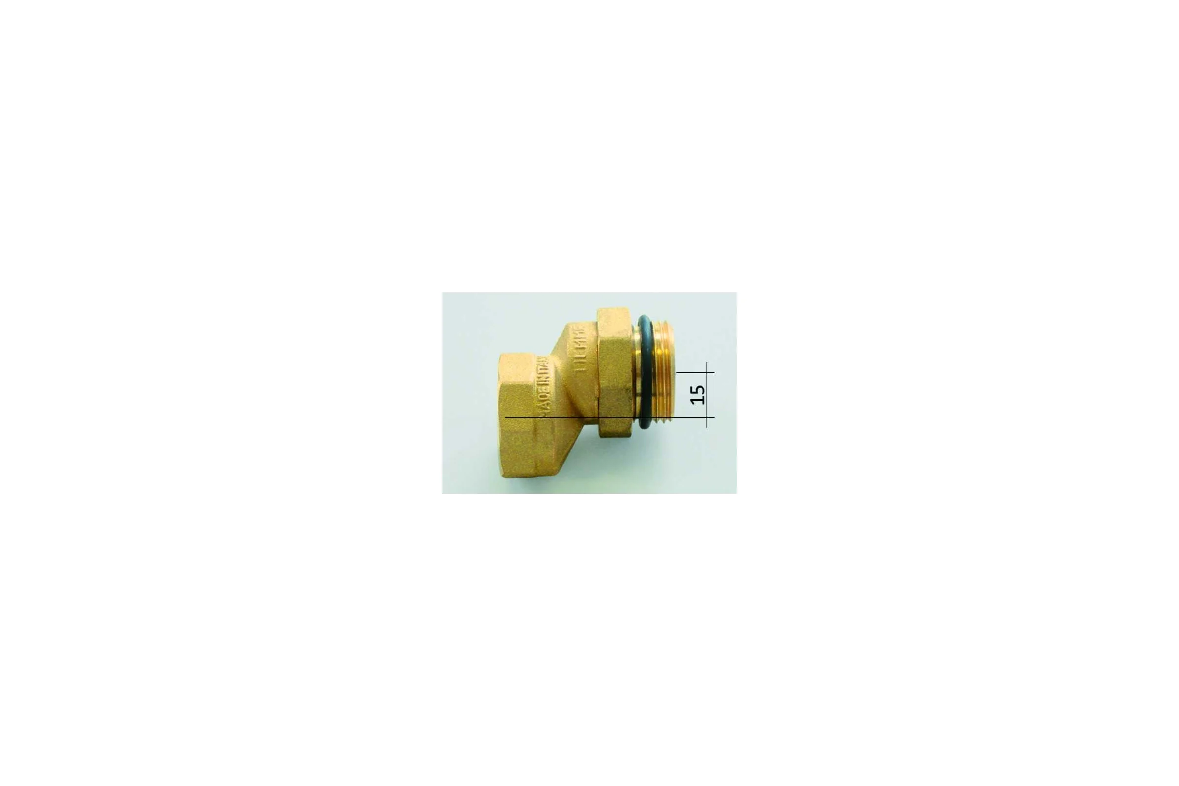 Коллекторный переход Tiemme 1" эксцентрический (смещ.15 мм) 1500444 / 1513G0606