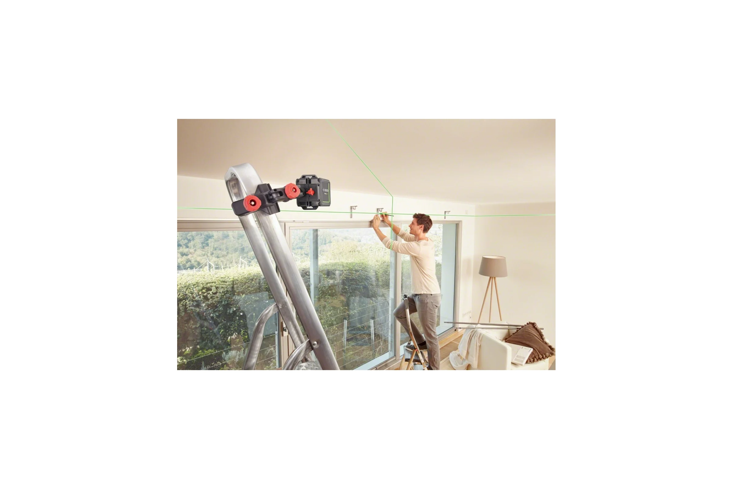 Лазерный нивелир Bosch Quigo Green + держатель MM2 0.603.663.C00