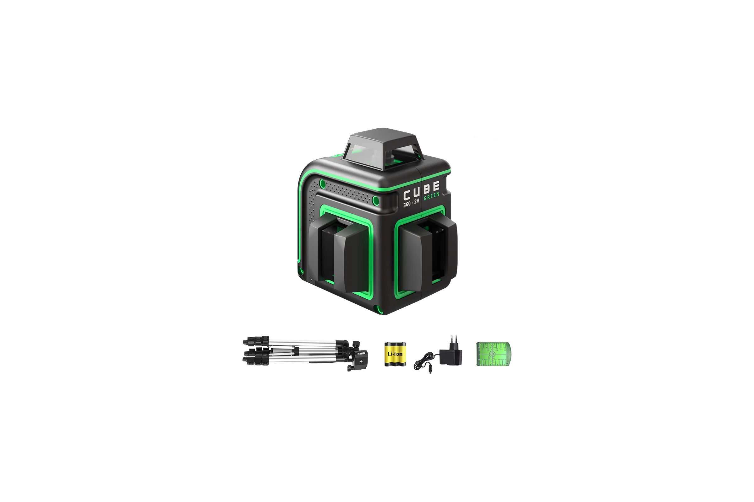 Лазерный уровень ADA Cube 360-2V GREEN Professional Edition А00571