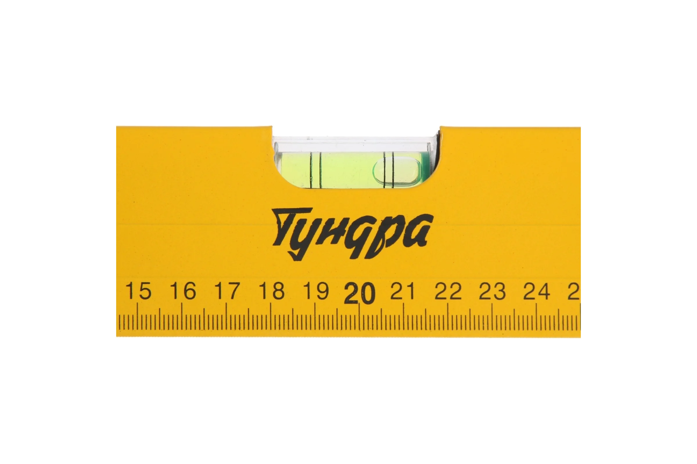 Уровень ТУНДРА алюминиевый, 3 глазка, линейка, 400 мм 2964621