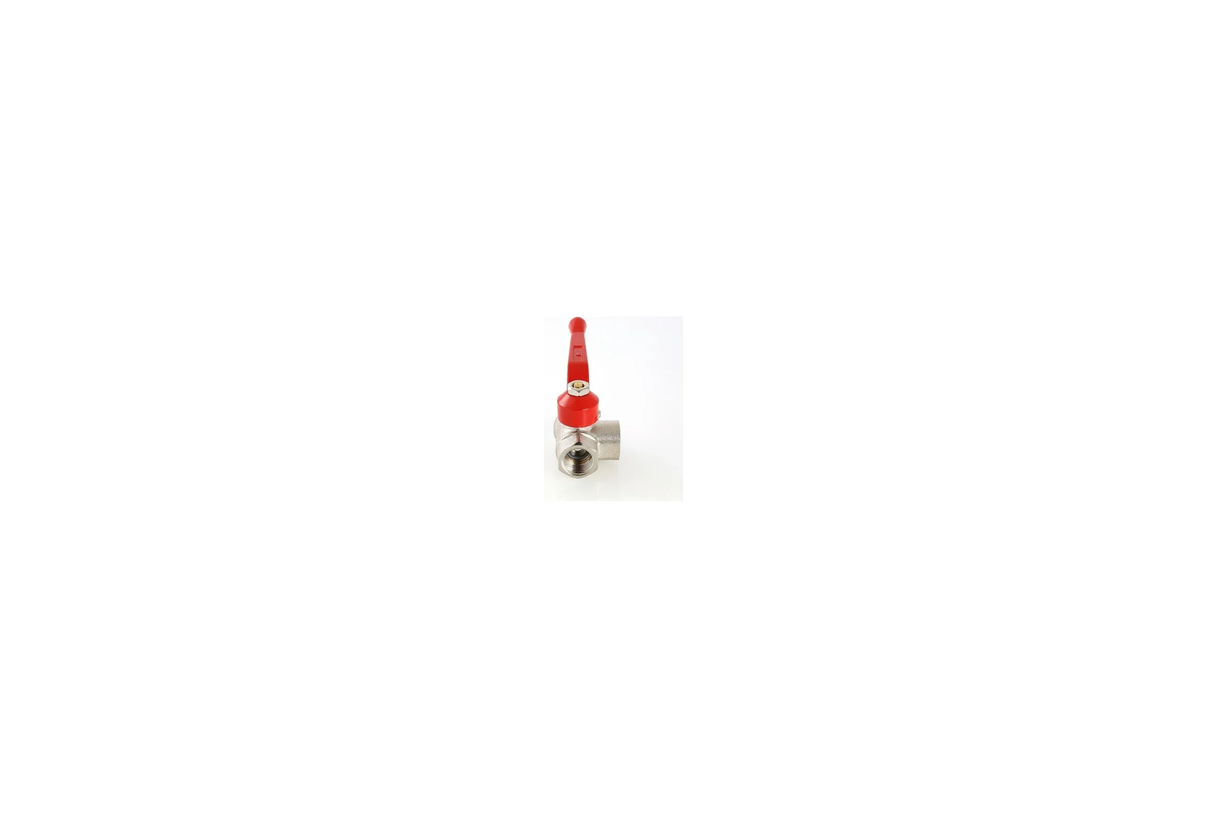 Шаровой трехходовой кран VALTEC, тип Т 3/4" вн.-вн.-вн. VT.361.N.05