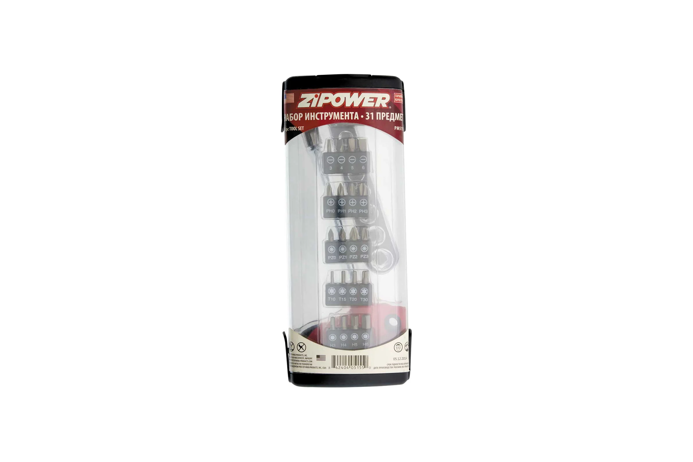 Набор головок и бит Zipower PM5155