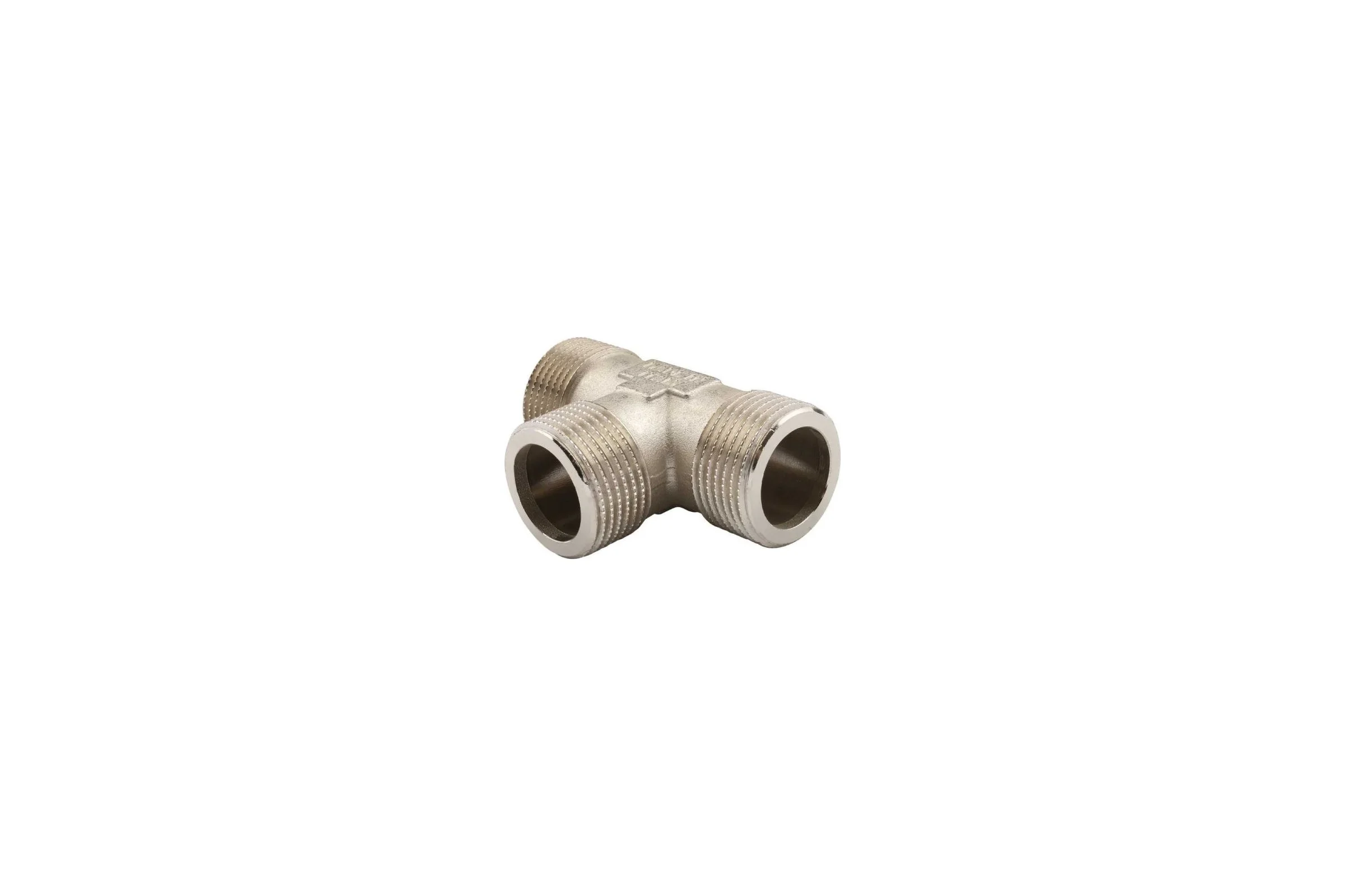 Тройник Tiemme 3/8" ННН (никель) 1500619 / 1572N030303