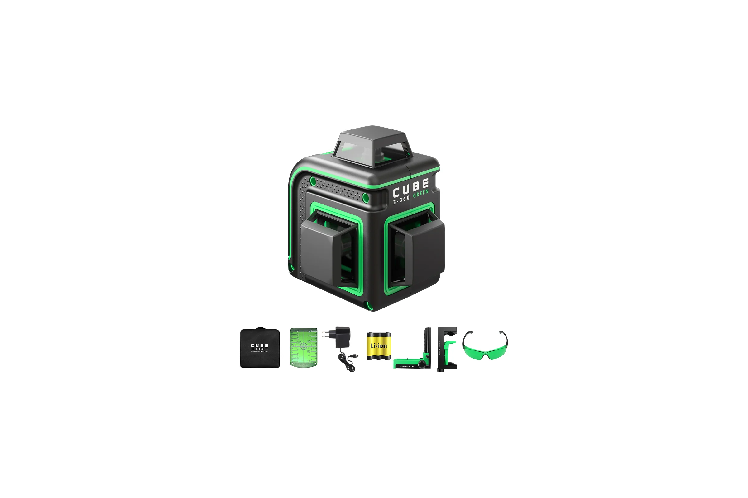 Лазерный уровень ADA Cube 3-360 GREEN Home Еdition А00566