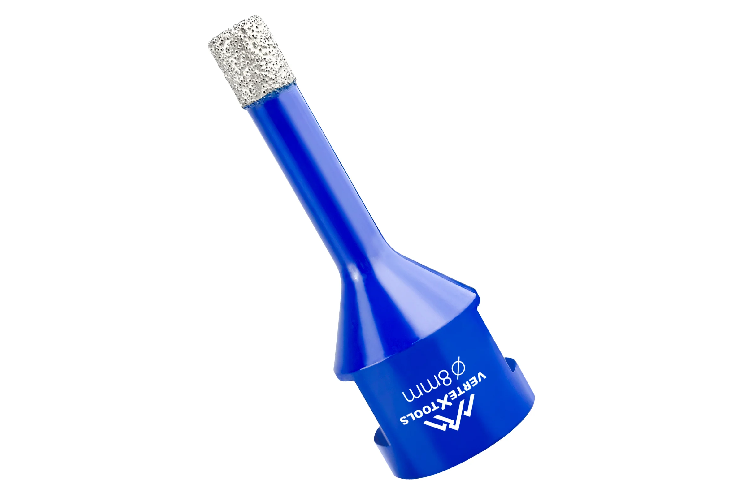 Коронка алмазная с техническим воском 8x35 мм для УШМ vertextools 333-8-35