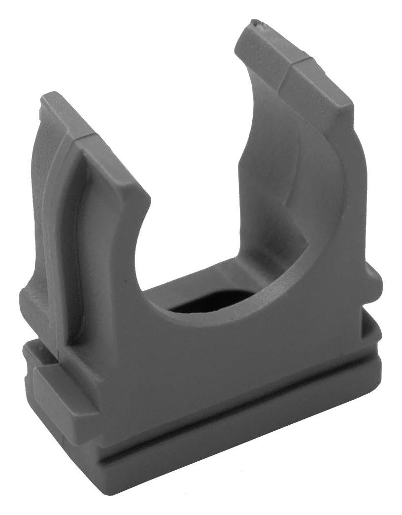 U-клипса для гофры RUCELF серая d16 00-00003798