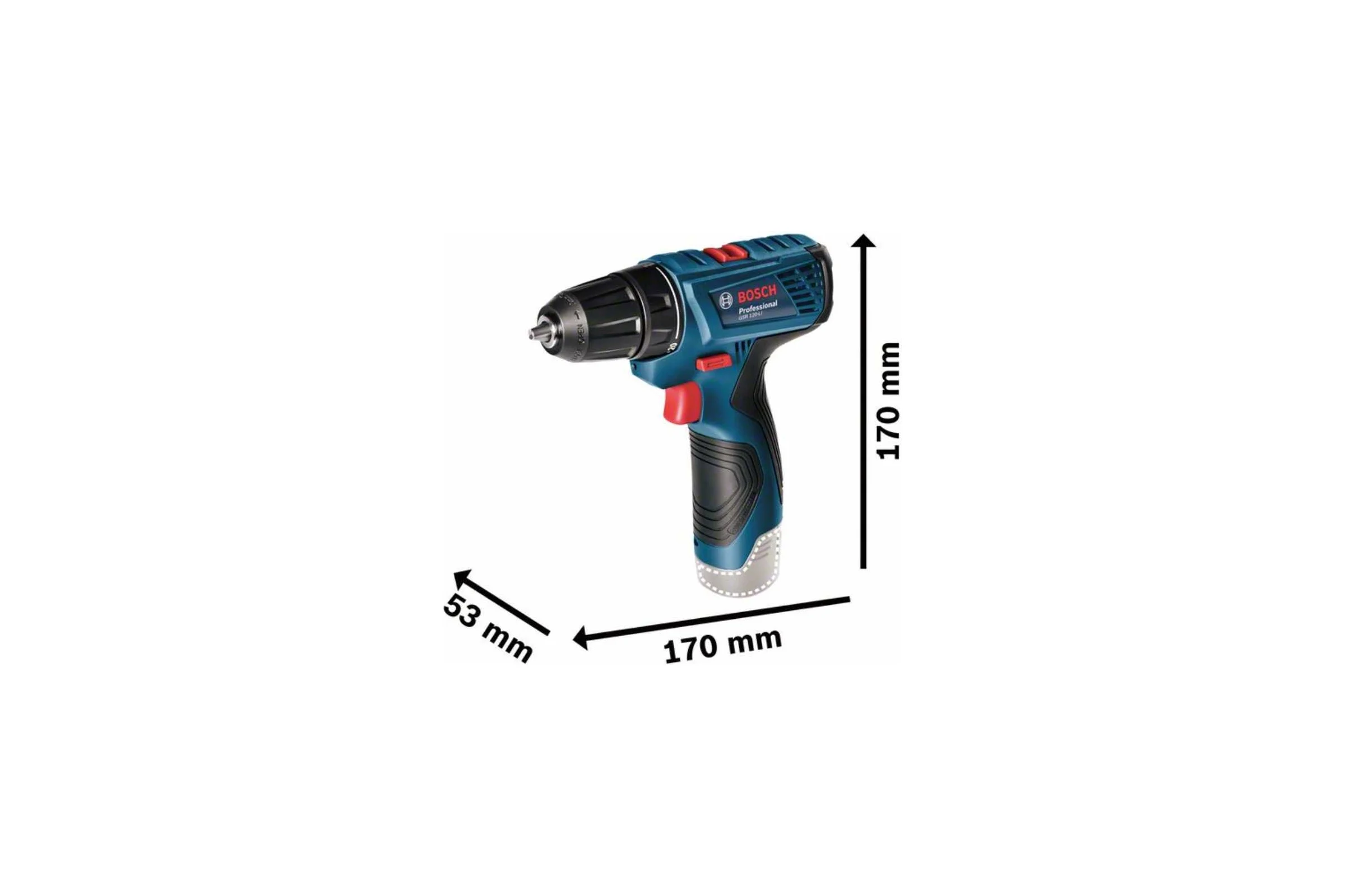 Аккумуляторный шуруповерт Bosch GSR 120-LI 2 А*ч 0.601.9G8.020