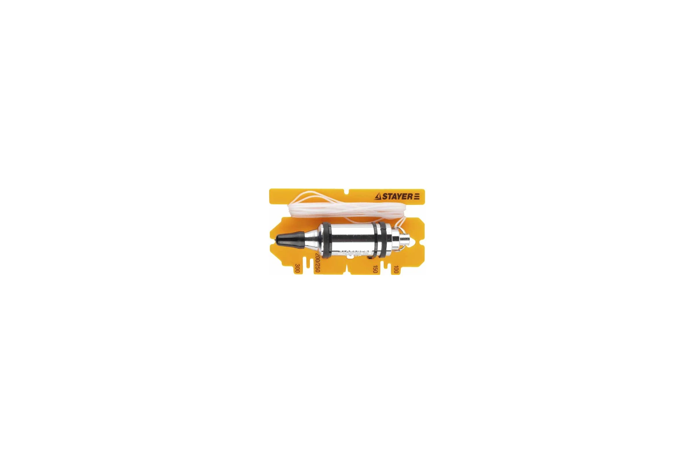 Строительный отвес со шнуром и противоударными ободками STAYER PROFI 600 г 06352-60