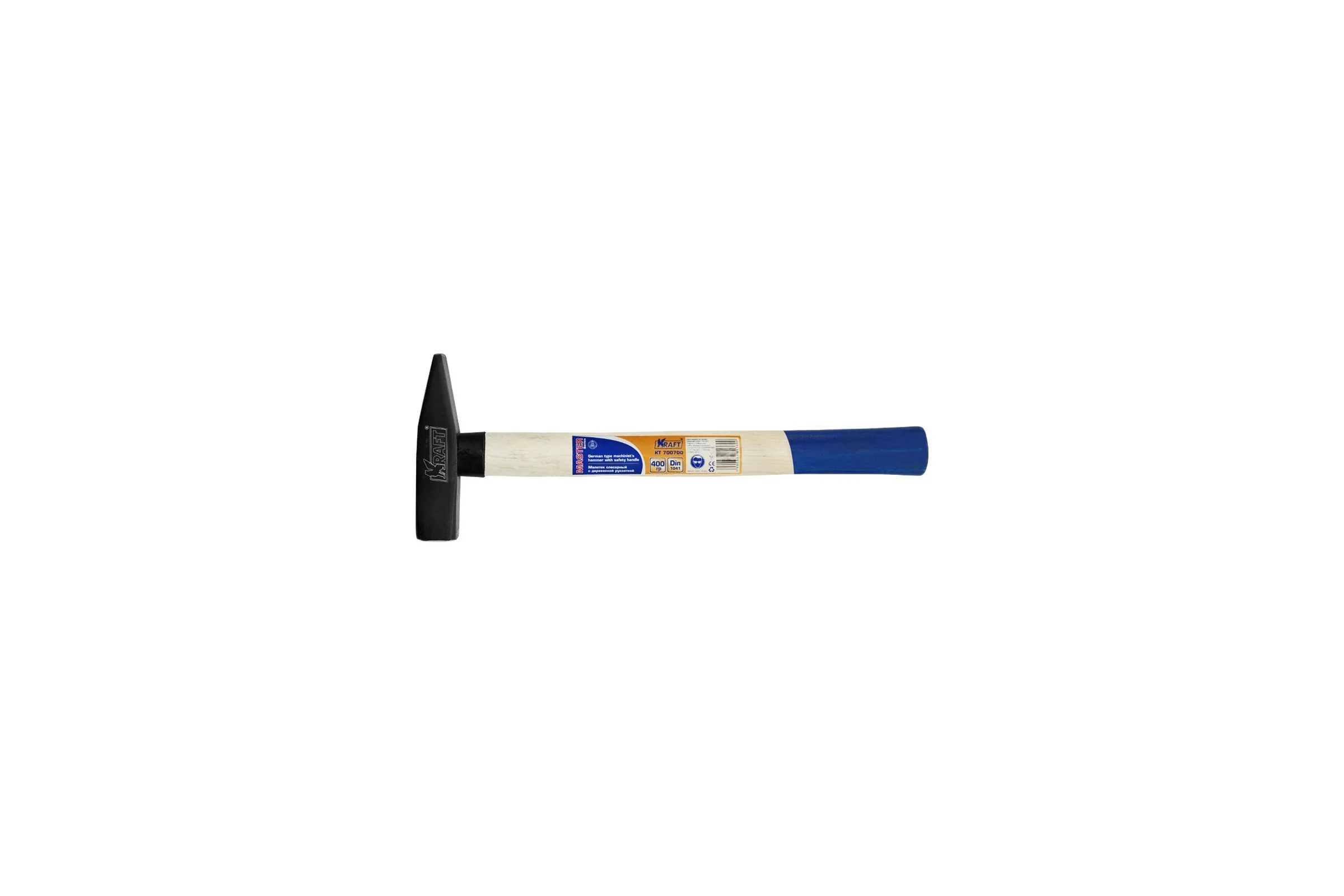 Слесарный молоток с деревянной рукояткой 400 г KRAFT KT 700700