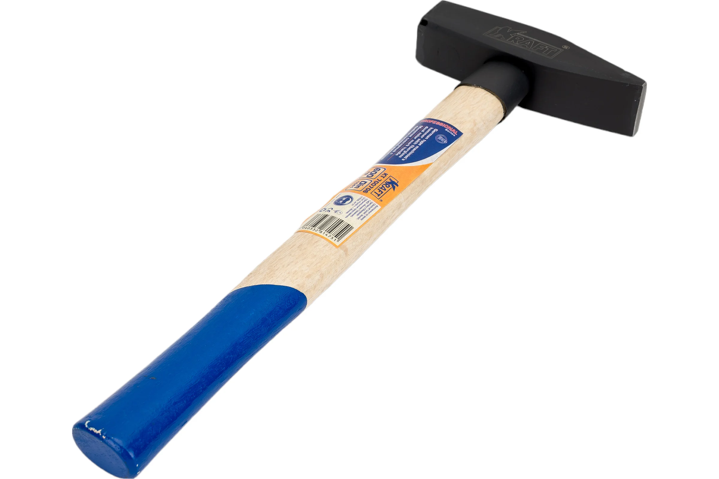 Слесарный молоток с деревянной рукояткой 600 г KRAFT KT 700706