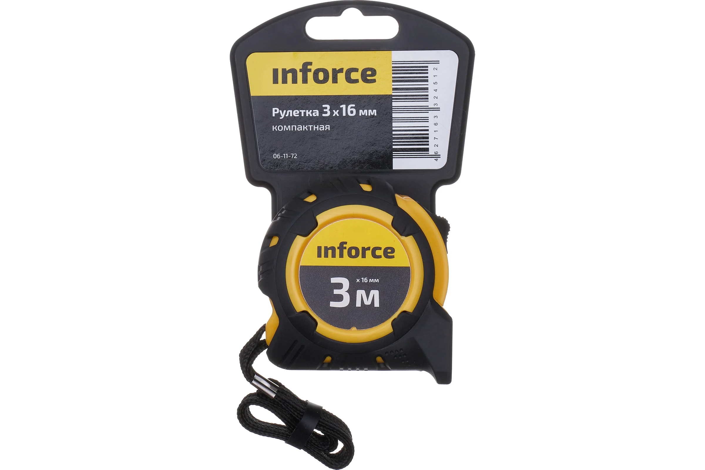 Компактная рулетка Inforce 3Х16 06-11-72