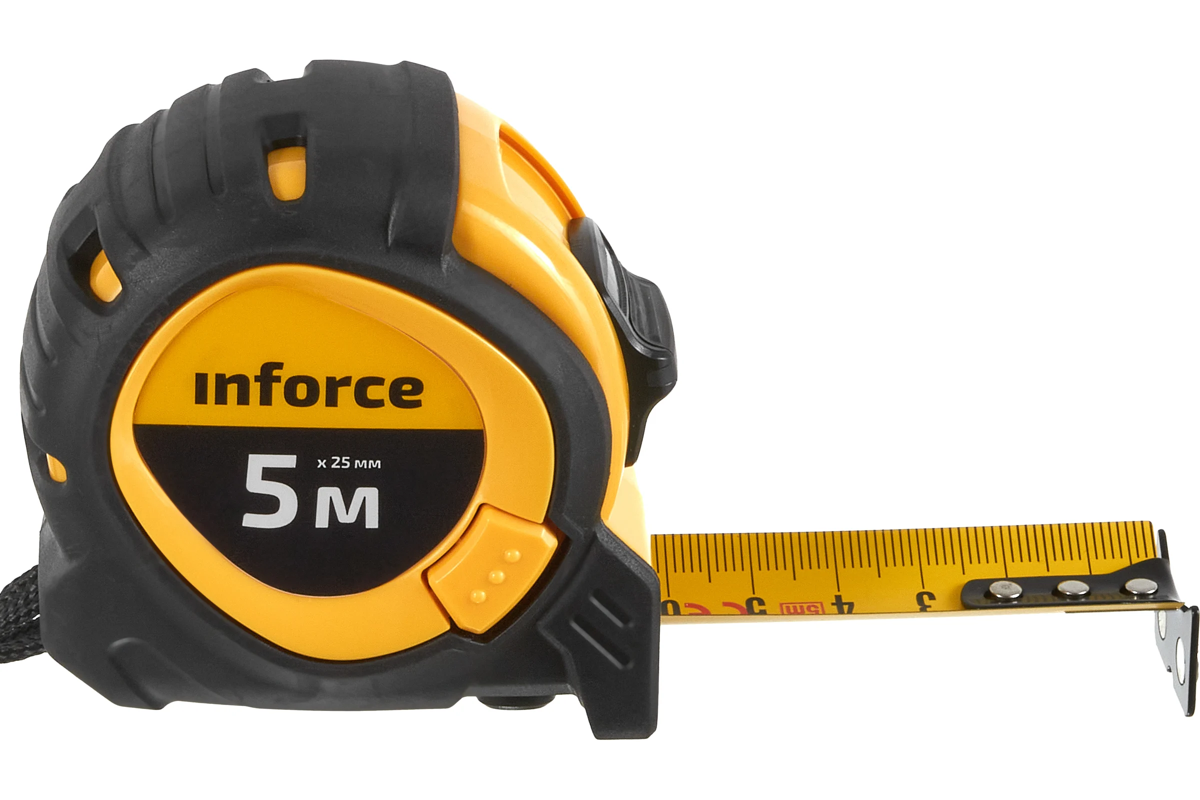 Рулетка с тройным стопом Inforce 5Х25 06-11-71