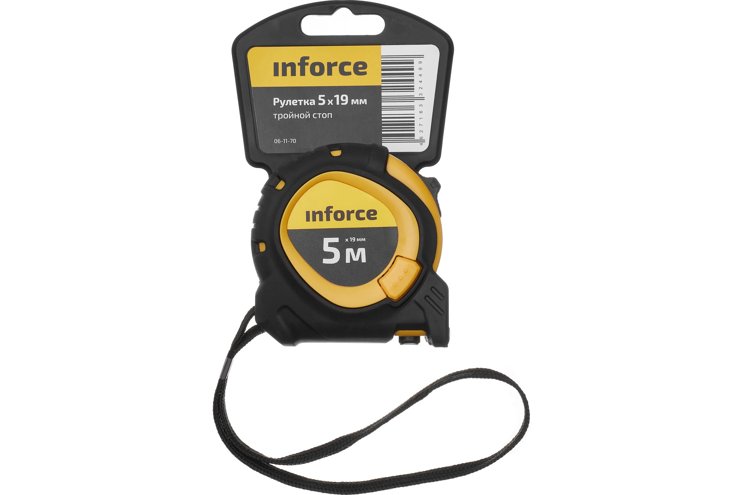 Рулетка с тройным стопом Inforce 5Х19 06-11-70