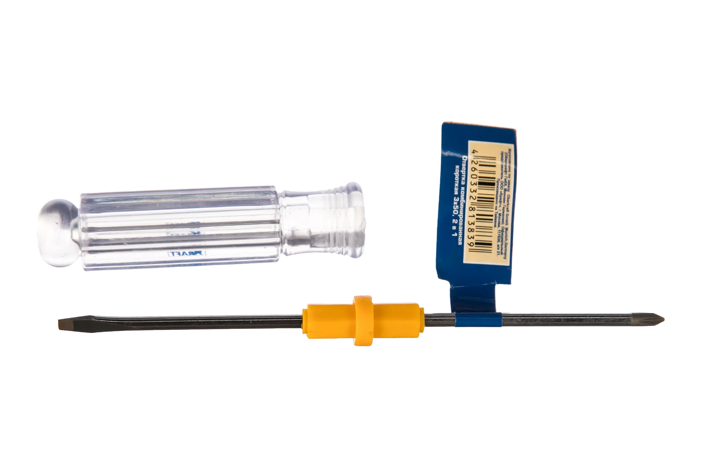 Комбинированная короткая отвертка KRAFT KT 700405