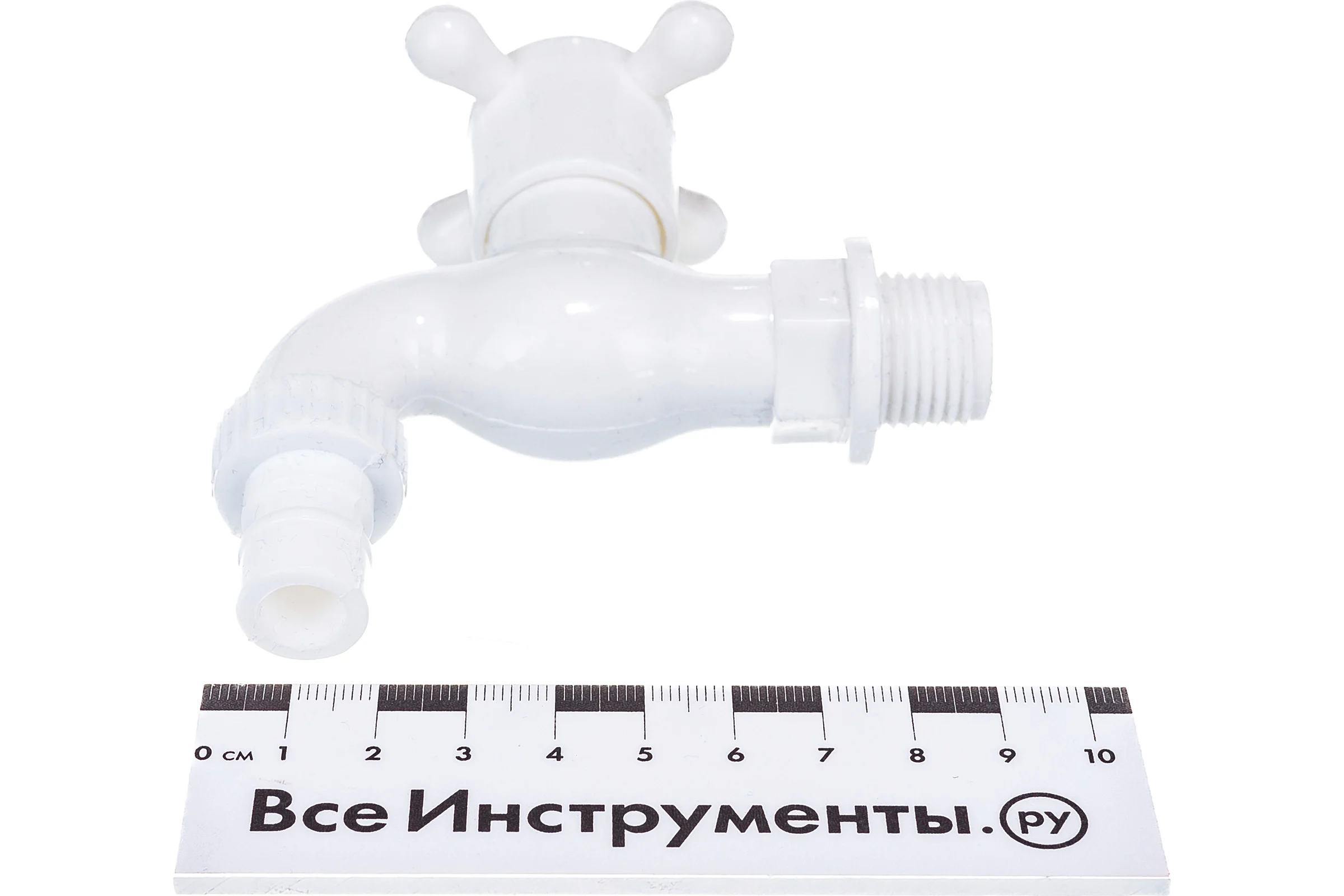 Водоразборный шаровой кран со штуцером MasterProf 1/2", пластик ДС.060141.ИМ