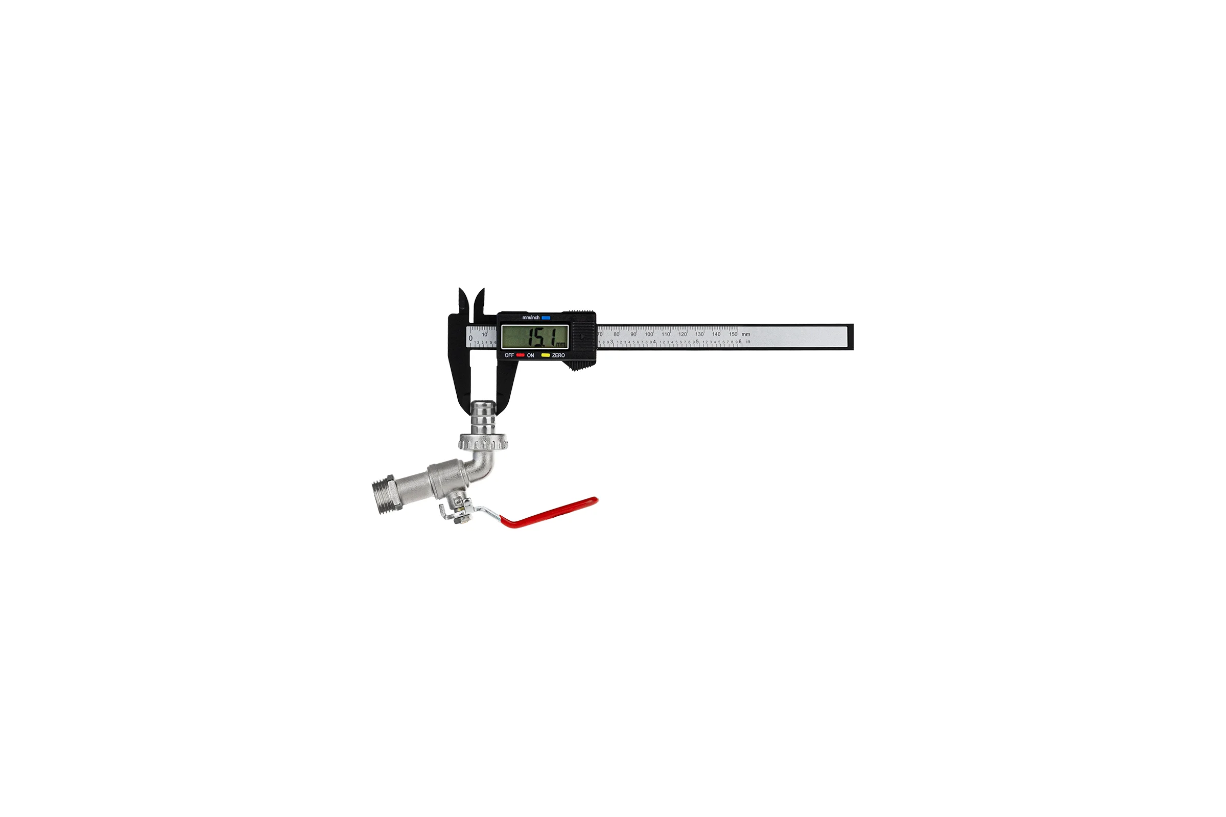 Кран водоразборный MasterProf 1/2" со штуцером 15мм., кран садовый, ручка ДС.020047.ИМ