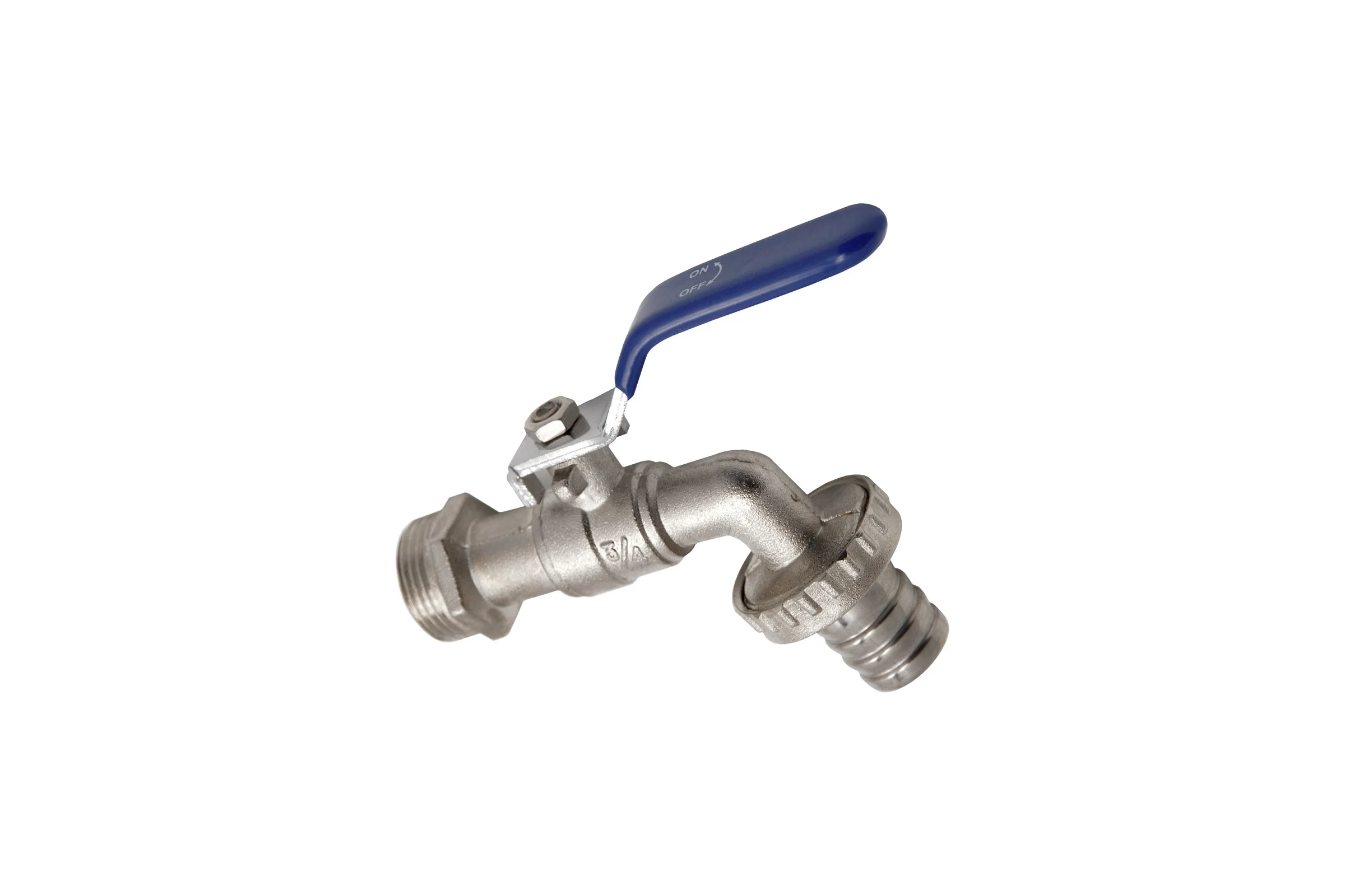 Кран шаровой водоразборный со штуцером MasterProf 3/4" ручка ДС.020048.ИМ